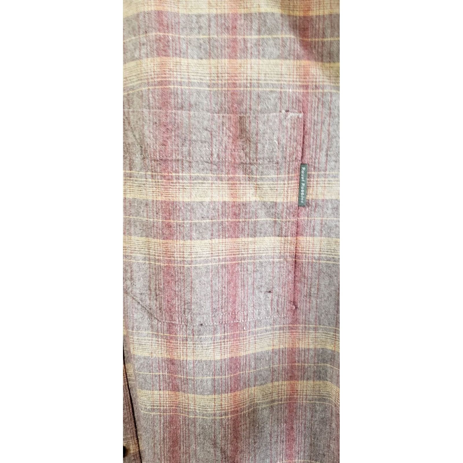 Royal Robbins Royal Robbins Plaid Shirt Men L Brown Red One Pocket Long Sleeve Button-Down Casual Size US L / EU 52-54 / 3 - 5 Thumbnail