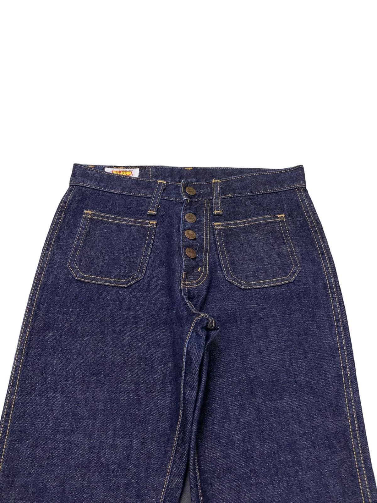 Big John × Hysteric Glamour × Levi's 80s Big John Rat Bell Bottom Button Fly Flared Raw Jeans Size US 28 / EU 44 - 6 Thumbnail