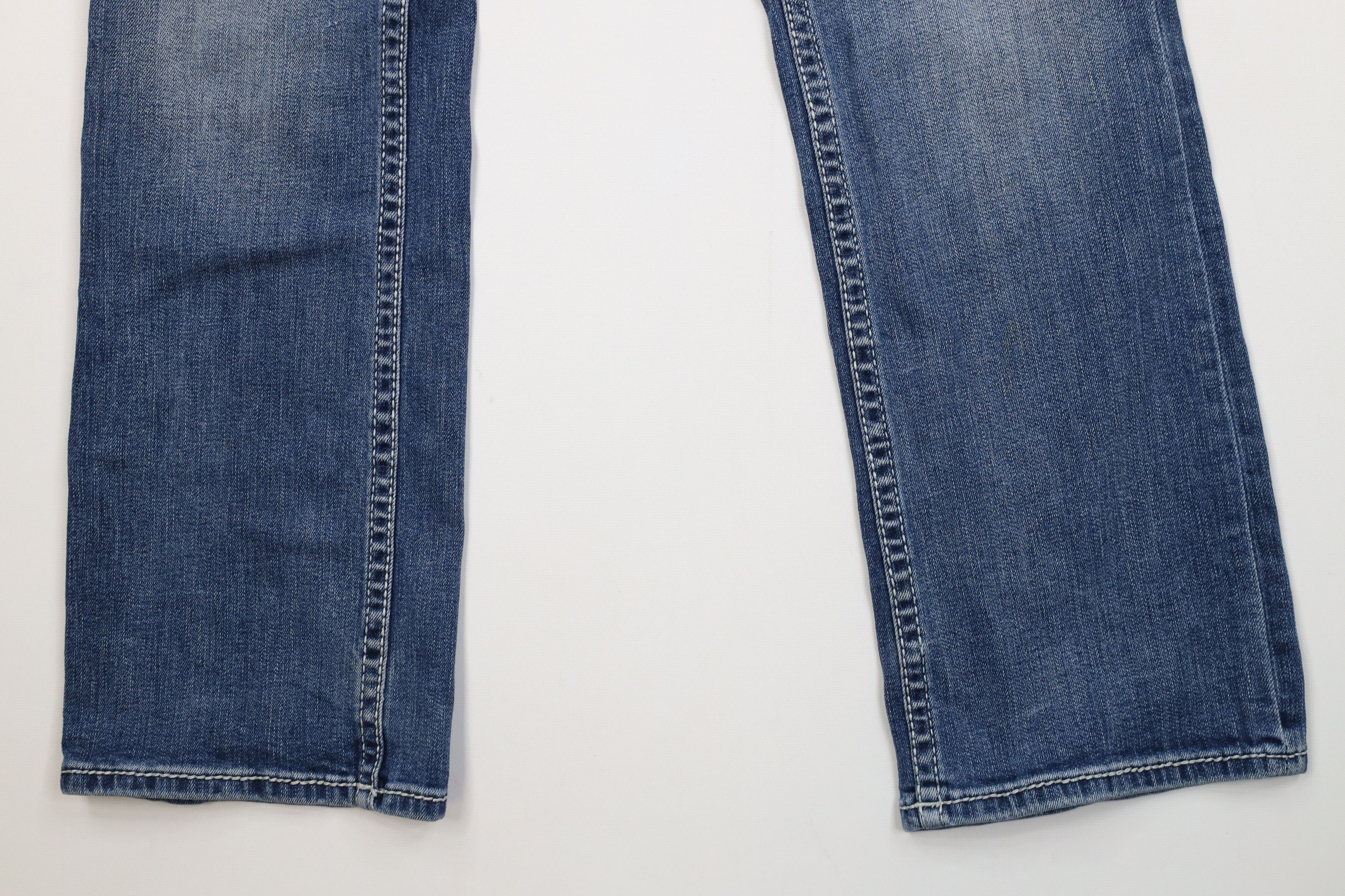 Vintage Buckle BKE Aiden Thick Stitch Stretch Bootcut Denim Jeans Size US 30 / EU 46 - 4 Thumbnail