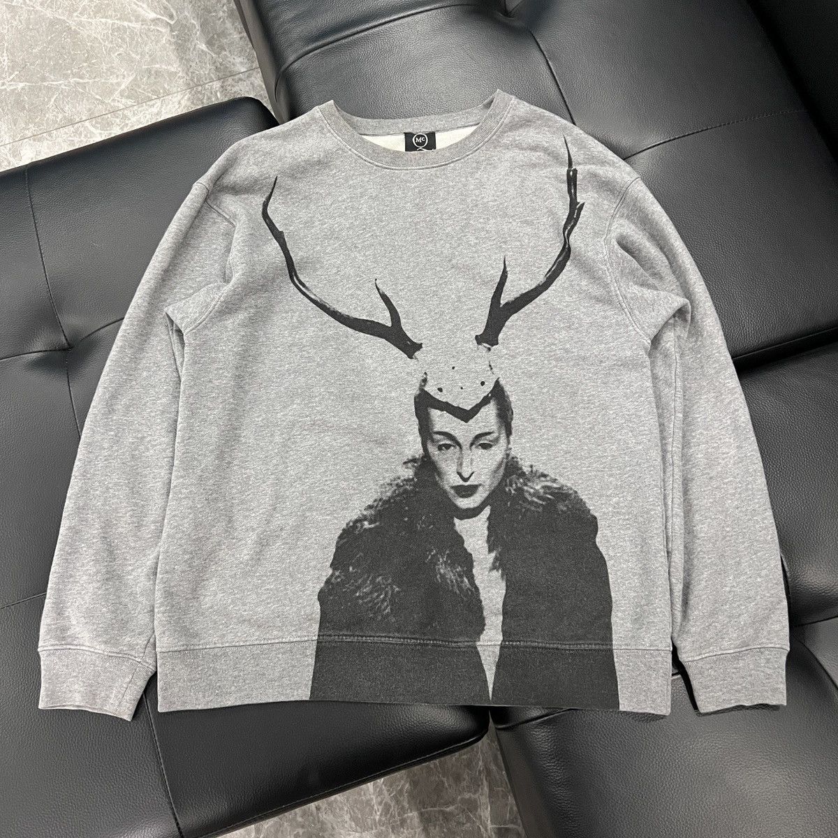 McQ Alexander McQueen McQ Alexander McQueen Antler Portrait Sweatshirt Size US S / EU 44-46 / 1 - 1 Thumbnail