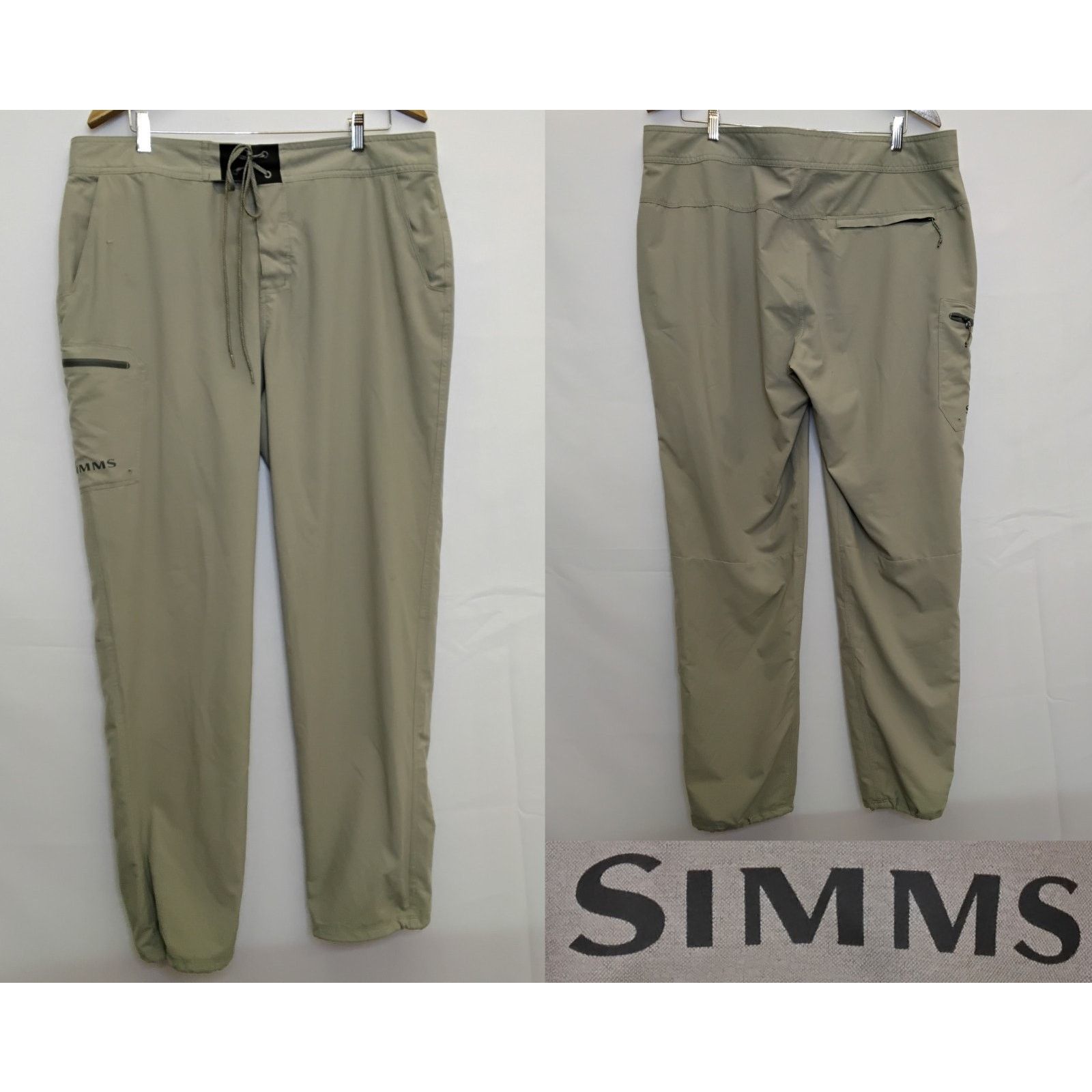 Simms Simms Pants Men's 38 Beige Lightweight Hiking Size US 38 / EU 54 - 1 Thumbnail