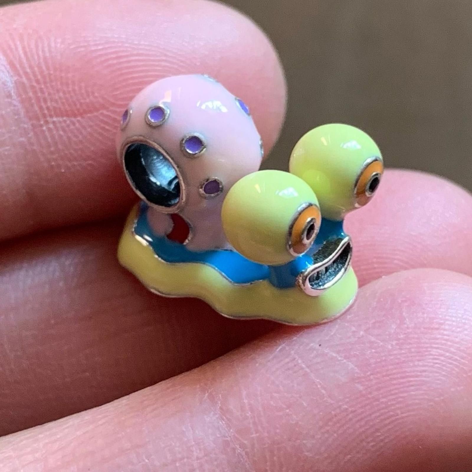 Designer NWOT Gary the Snail from SpongeBob SquarePants Charm Silver Size ONE SIZE - 11 Thumbnail