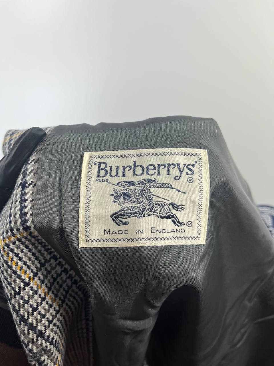 Burberry Burberrys Wool Blazer Made In England Vintage Checked M Size 40L - 2 Thumbnail