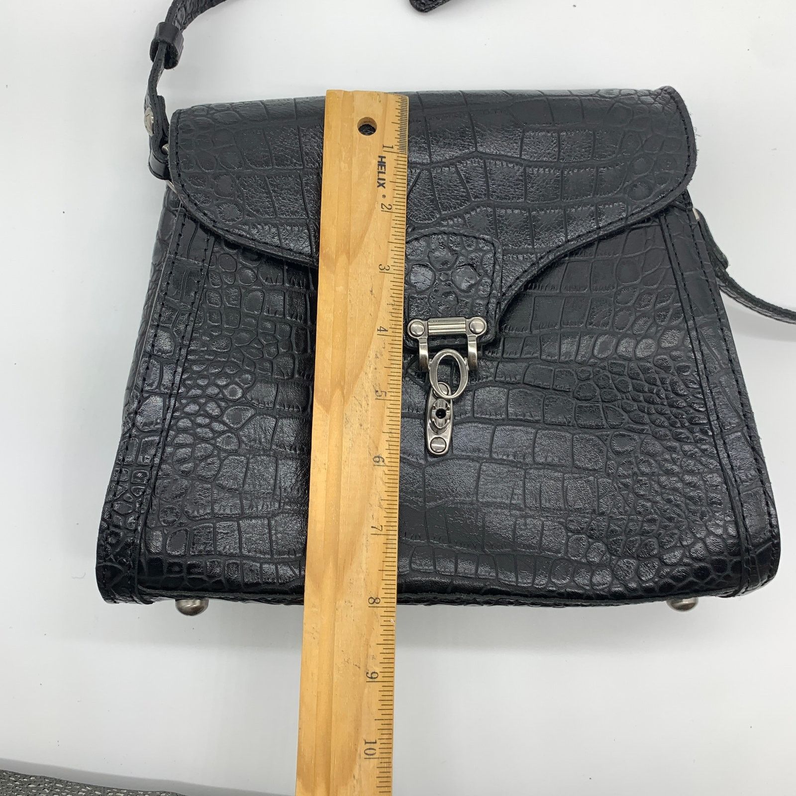 Other Patricia Nash Crossbody Leather Ashmore Satchel Black Size ONE SIZE - 5 Thumbnail