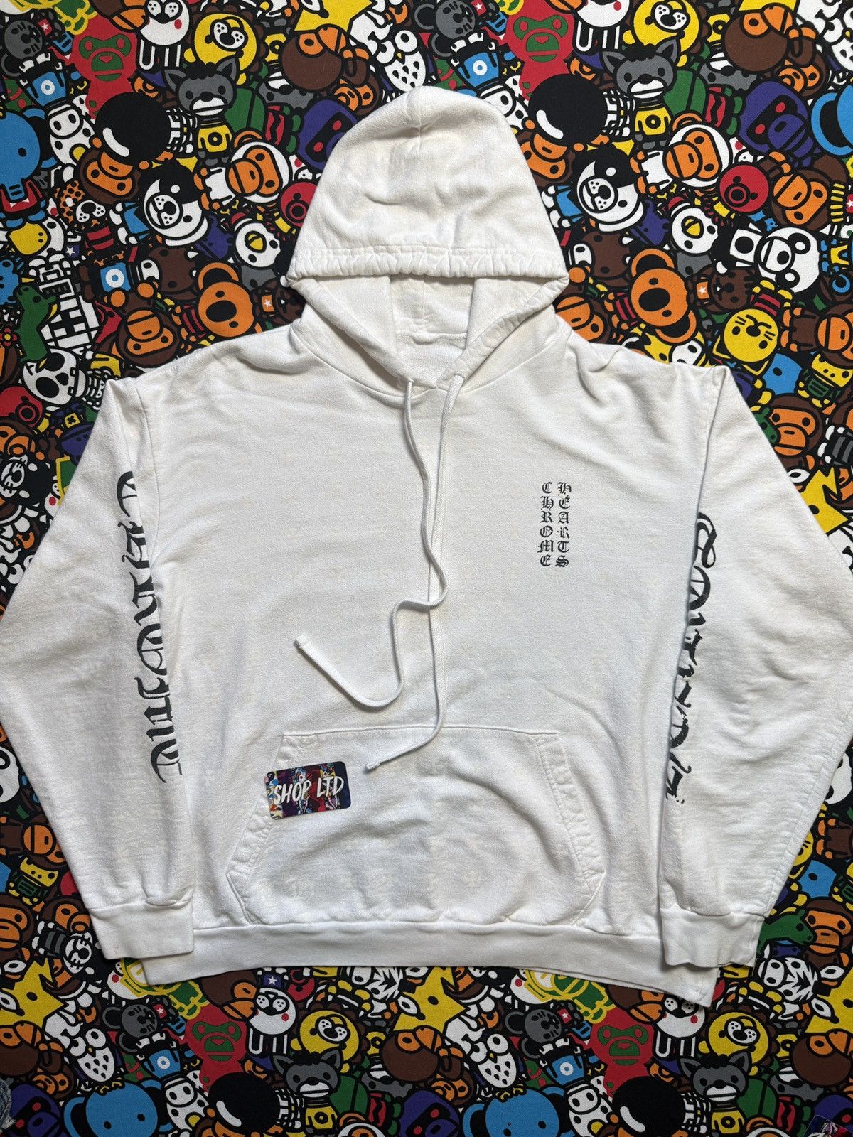 Chrome Hearts Chrome Hearts White Monogram Pullover Hoodie Size US XL / EU 56 / 4 - 1 Thumbnail