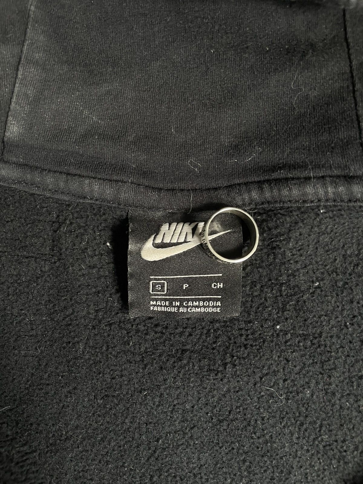 Nike × Vintage Vintage Embroidered Nike Zip Up Hoodie Size US S / EU 44-46 / 1 - 4 Thumbnail