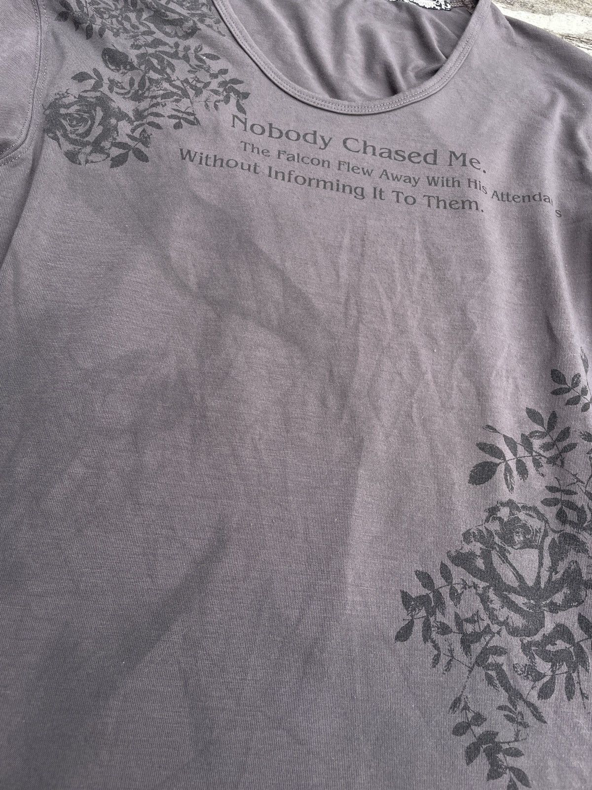 If Six Was Nine 2000s Japanese archive Poem Floral Smoke Long Sleeve Tee Size US M / EU 48-50 / 2 - 7 Thumbnail