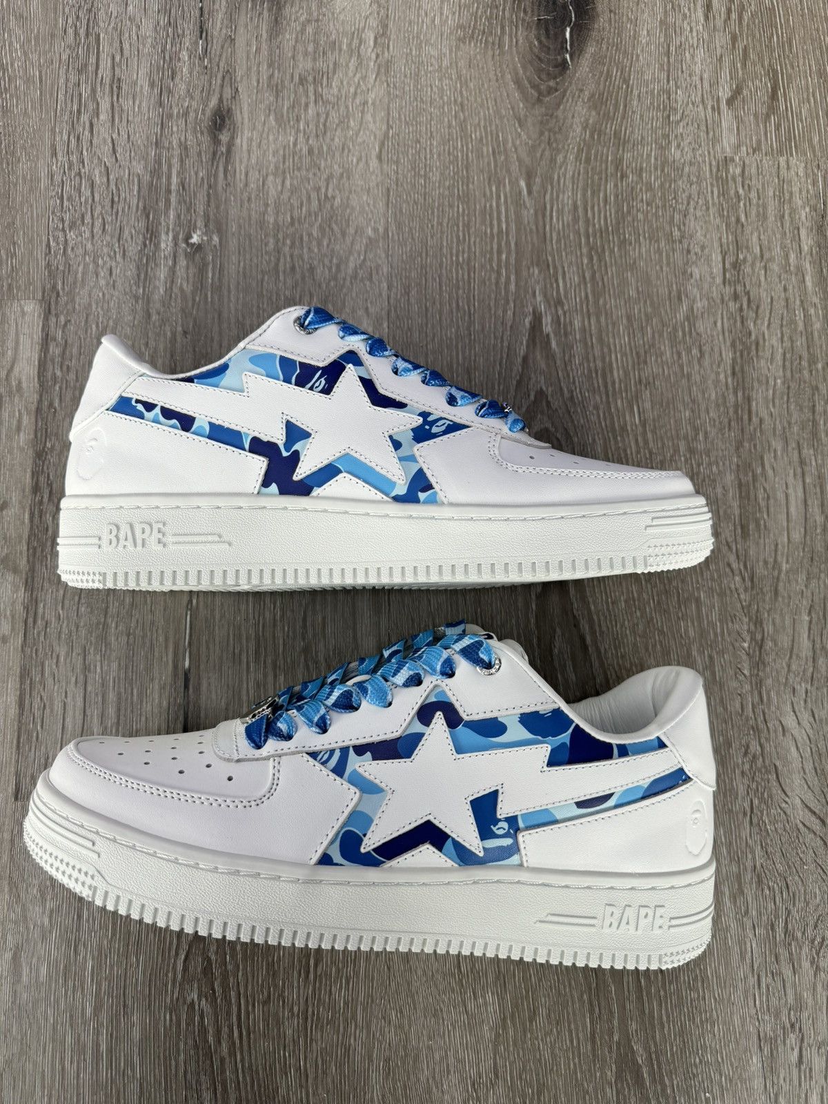 Bape A BATHING APE Bape Sta “Icon ABC Camo” (Blue) | Grailed