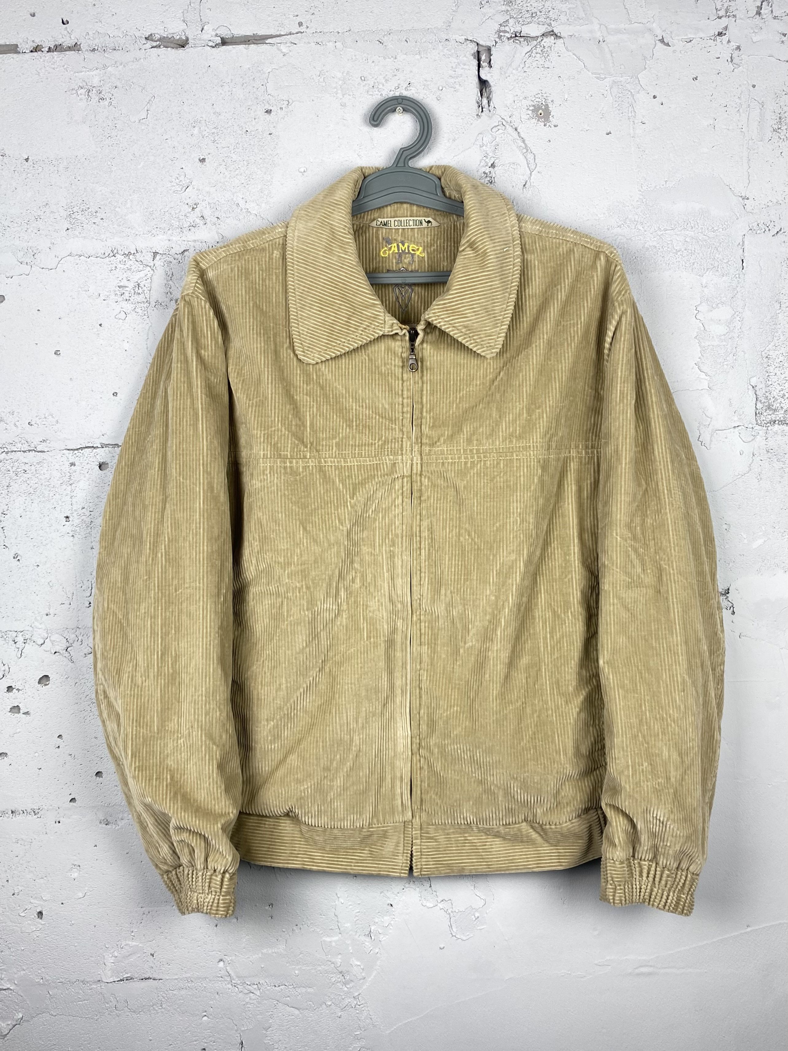 Camel Vintage Camel Active Corduroy Beige Bomber Jacket Size US L / EU 52-54 / 3 - 1 Thumbnail