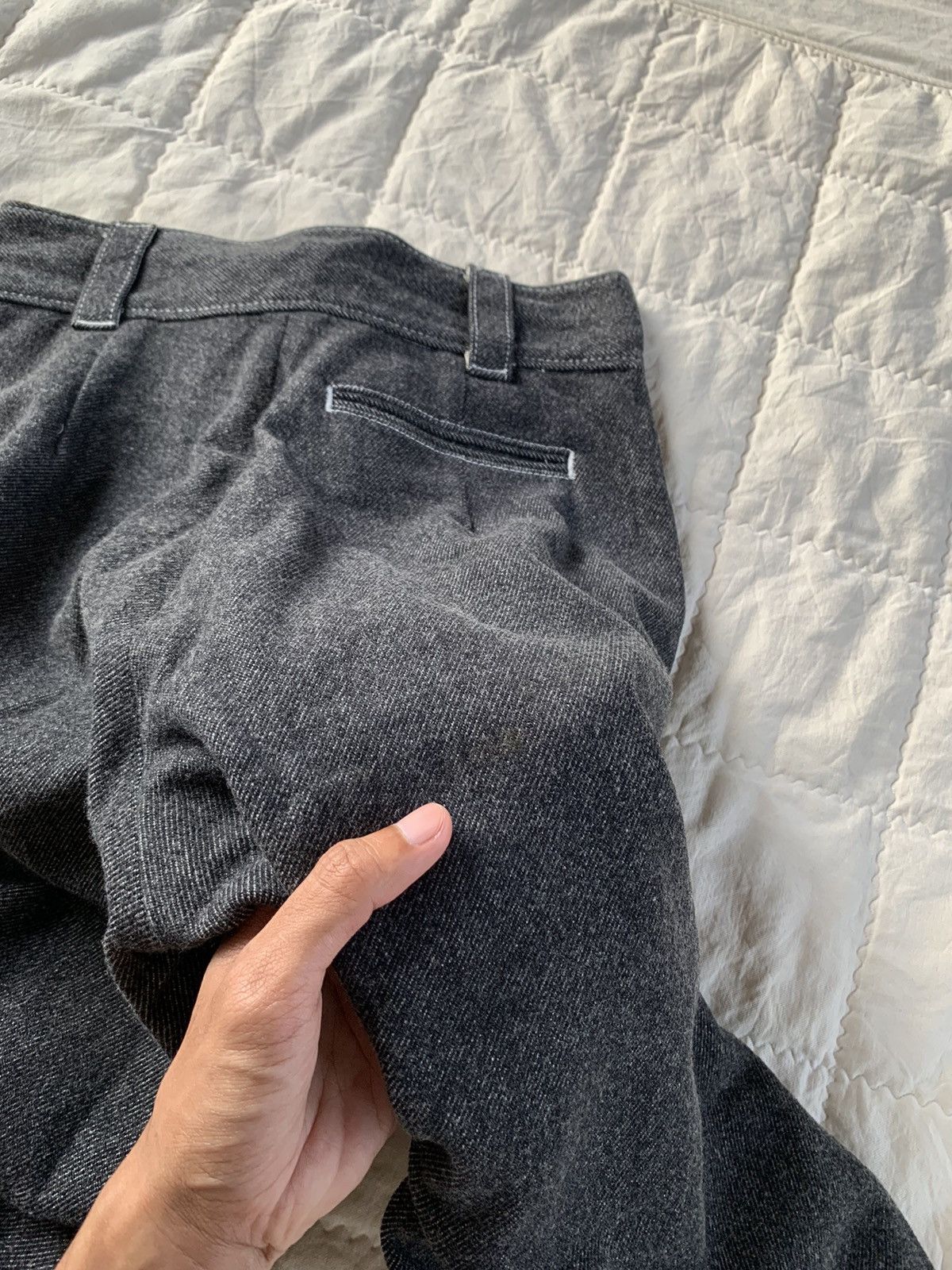 Comme des Garcons AD2003 Tricot Comme des Garcons Wide Trouser Size 30" / US 8 / IT 44 - 18 Thumbnail