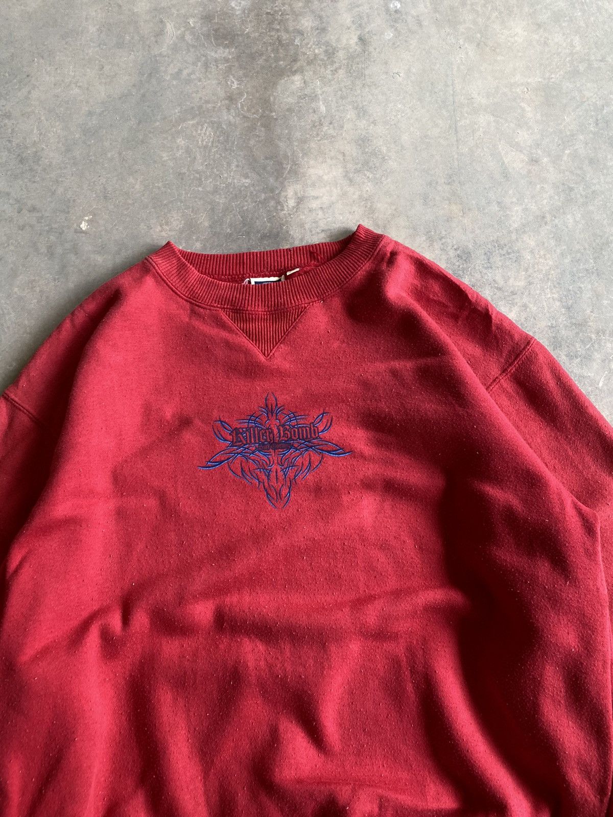 Japanese Brand × Vintage Sick☠️ Killer Bomb Surf Y2K Sweatshirt Crewneck 90s Size US M / EU 48-50 / 2 - 4 Thumbnail