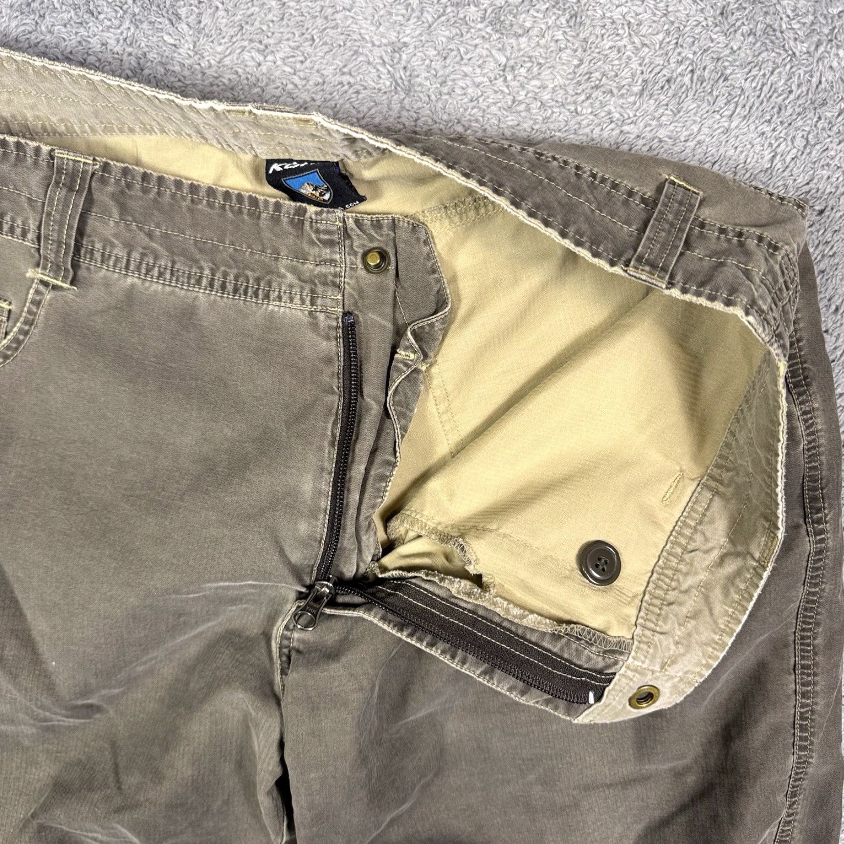 Vintage KUHL Pants Men 34x30 Radikl Renegade Vintage Patina Dye Quick Dry Hike Carpenter Size US 34 / EU 50 - 5 Thumbnail