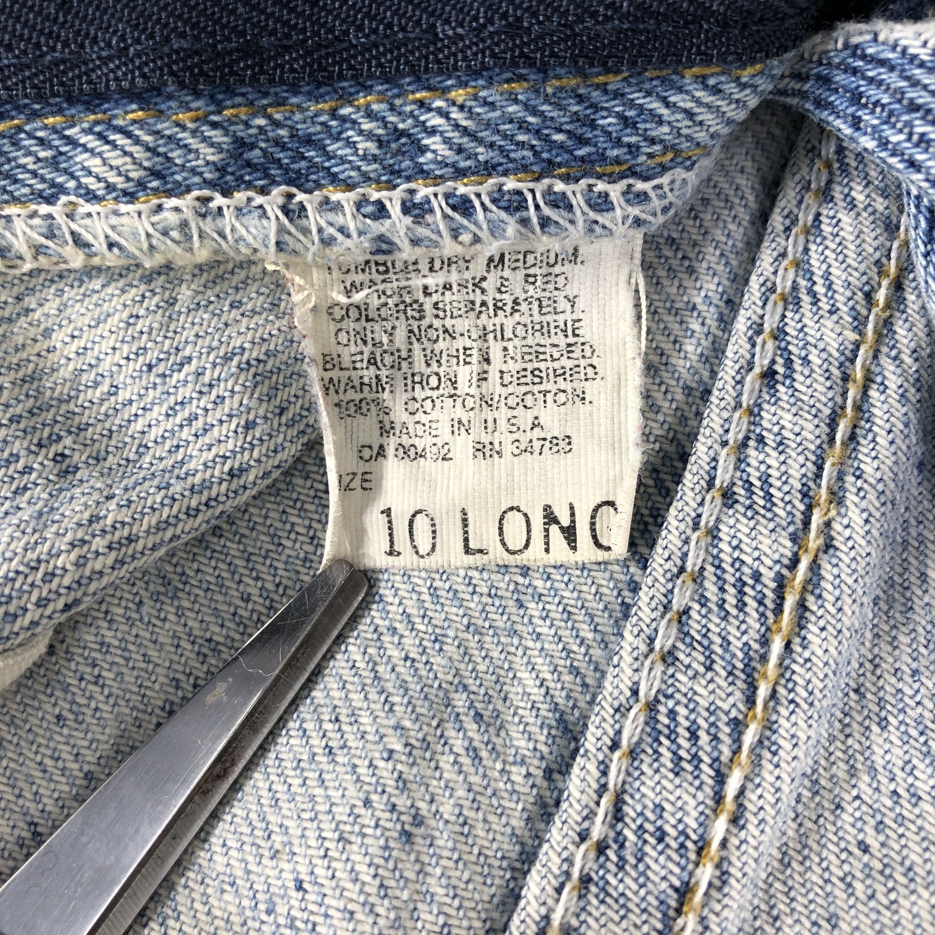 Lee Vintage Light Wash Lee Jeans-J1487 Size US 28 / EU 44 - 11 Thumbnail