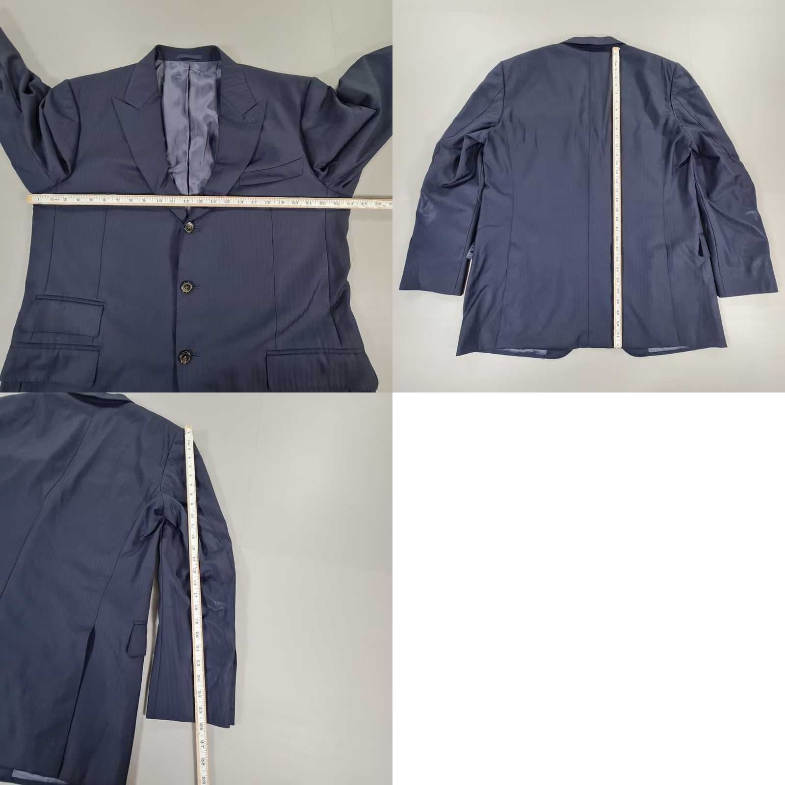 Suitsupply Suitsupply Washington Blazer Navy Blue 50R Wool Vitale Barberis Suit Jacket Mens Size 50R - 8 Thumbnail