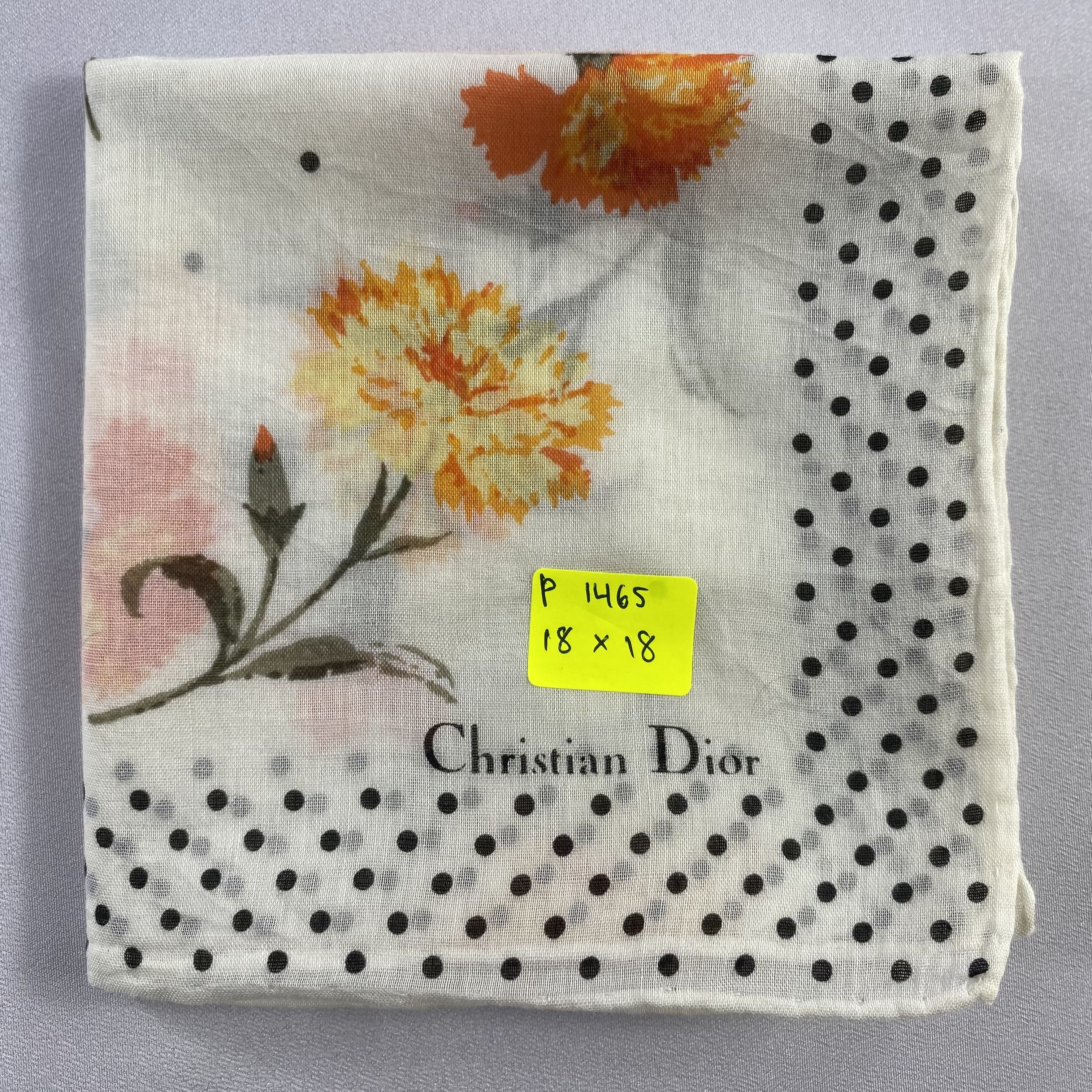 Vintage Christian Dior Neckerchief / Bandana / Handkerchief-P1465 Size ONE SIZE - 5 Thumbnail