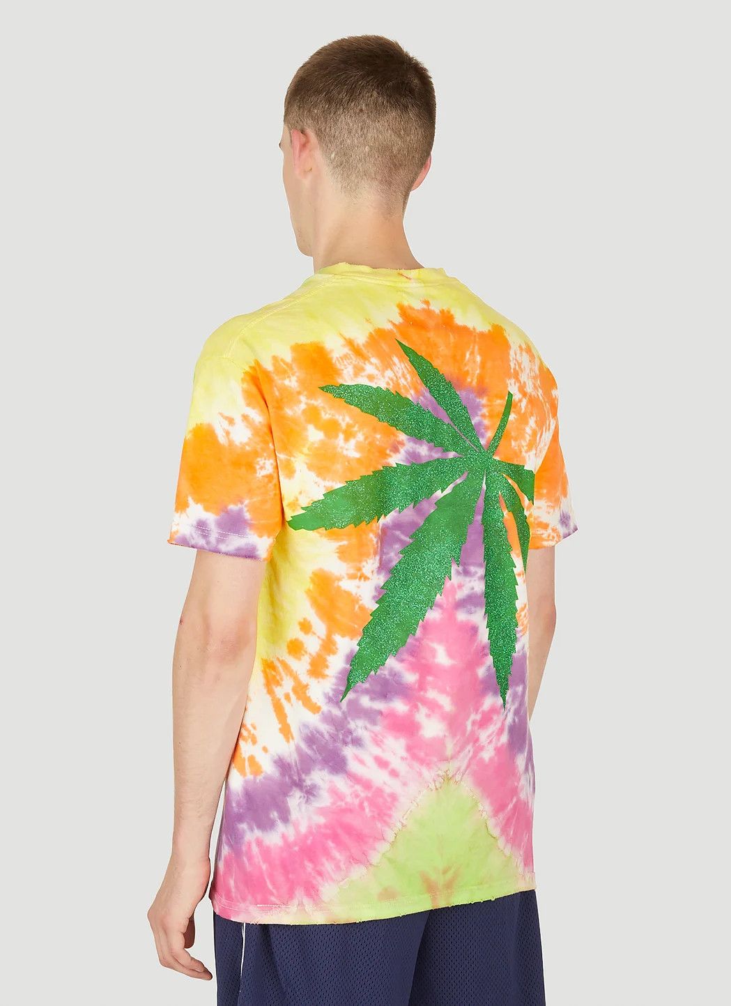 Gallery Dept. o1mle0326 Weed Tee Shirt Tie Dye in Multicolor Size US L / EU 52-54 / 3 - 4 Thumbnail