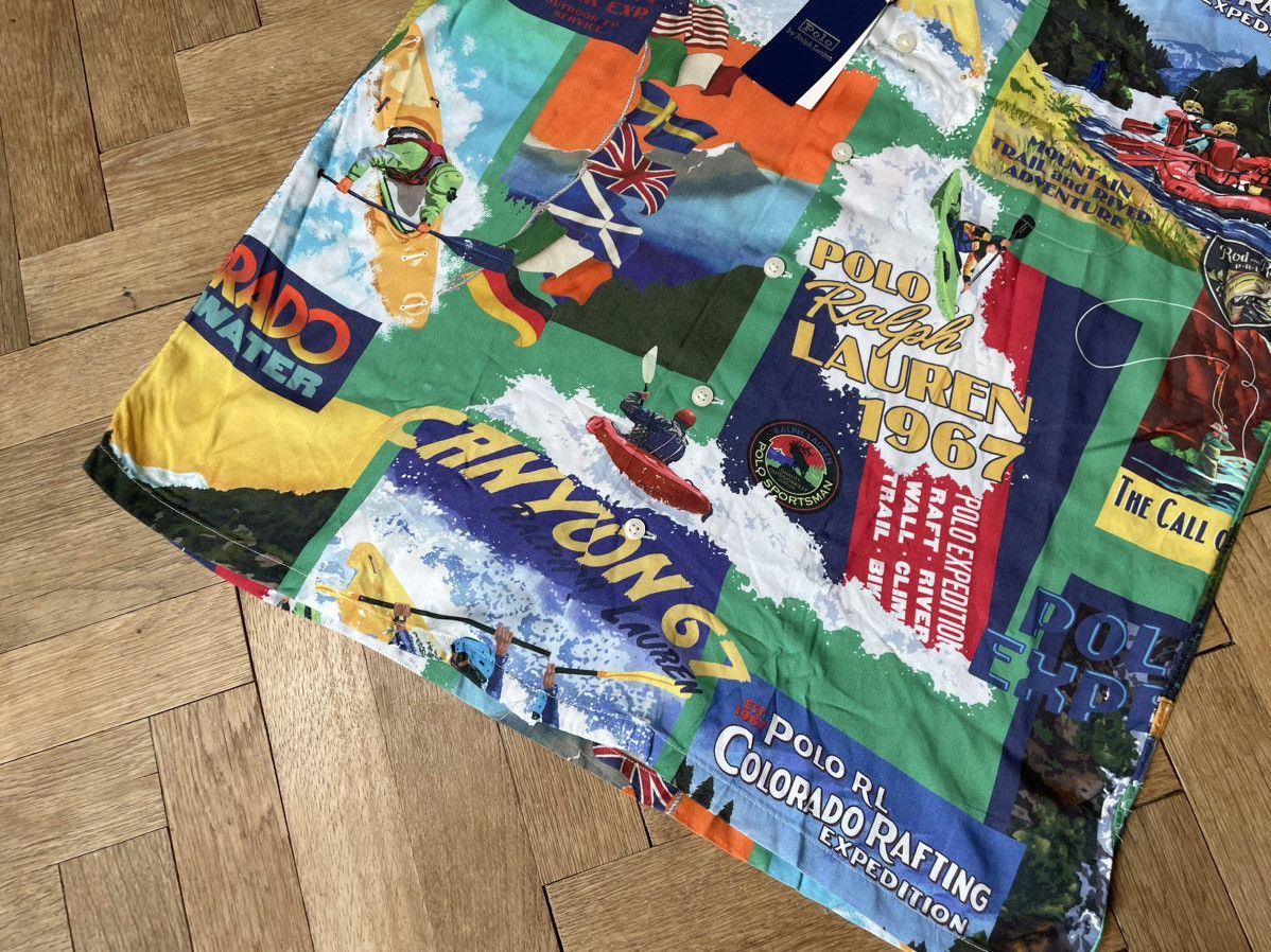 Polo Ralph Lauren Ralph Lauren Sportsman Colorado Raft Kayak Patchwork Shirt M Size US M / EU 48-50 / 2 - 2 Thumbnail