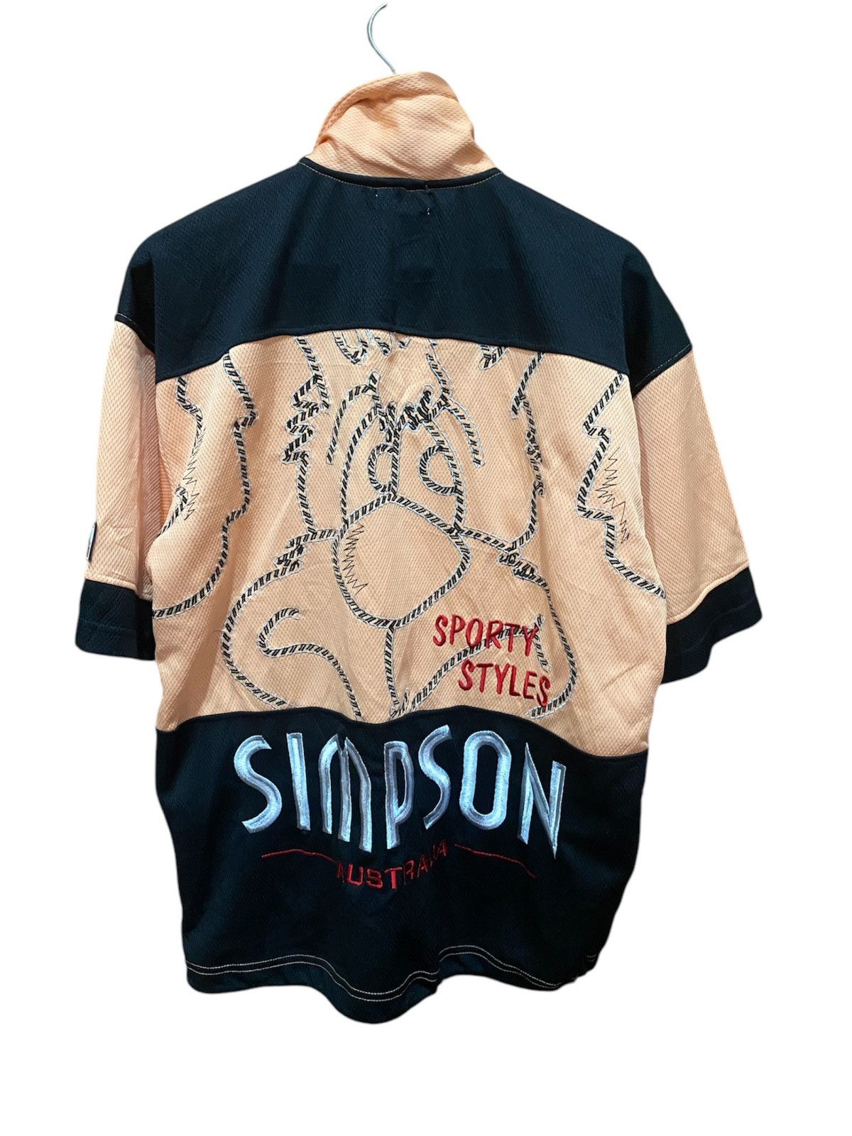 Vintage VINTAGE SIMPSON MOTORCYCLE JERSEY Size US M / EU 48-50 / 2 - 1 Thumbnail