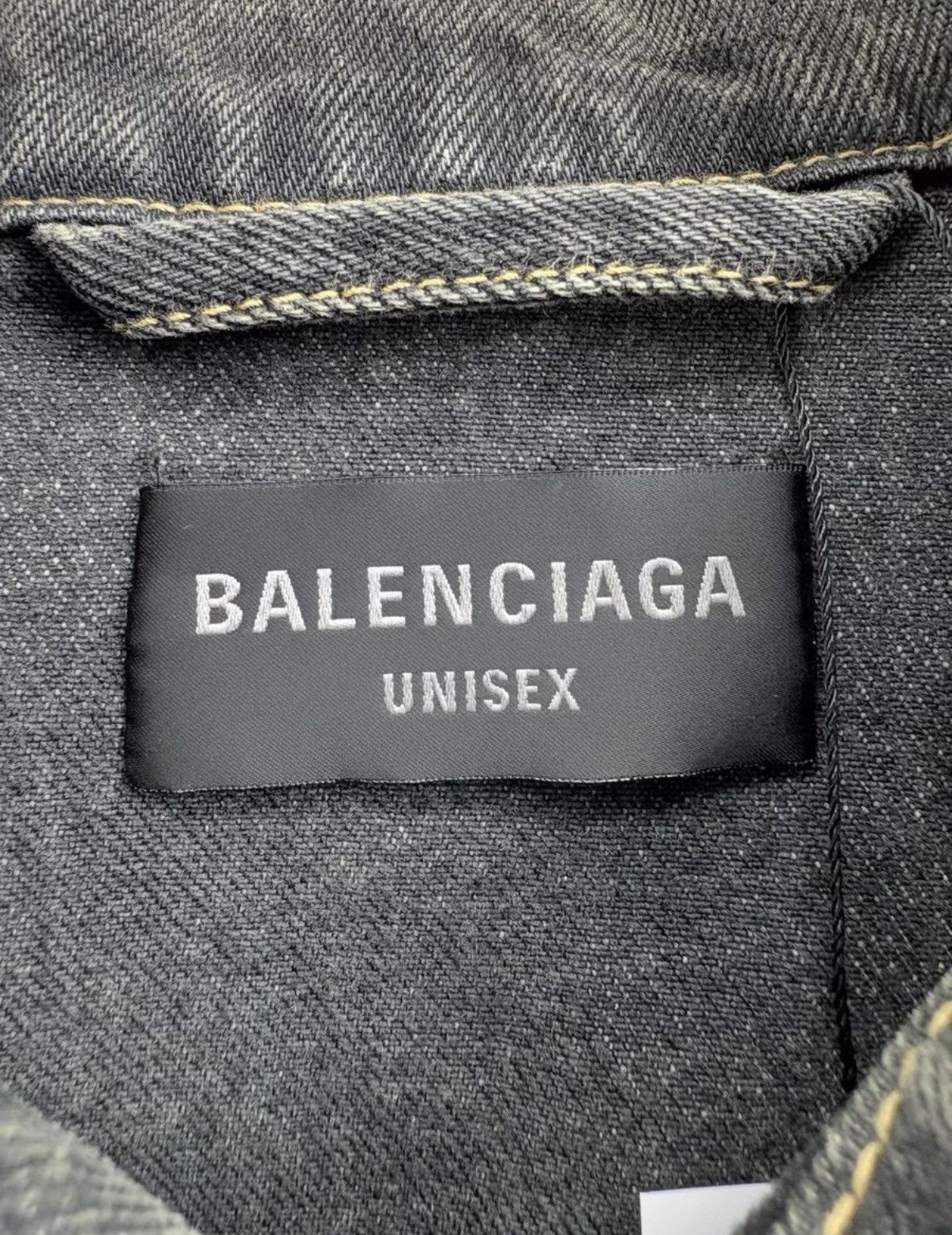 Balenciaga BALENCIAGA Sanskrit Graffiti Denim Jacket K1 Size US S / EU 44-46 / 1 - 4 Thumbnail