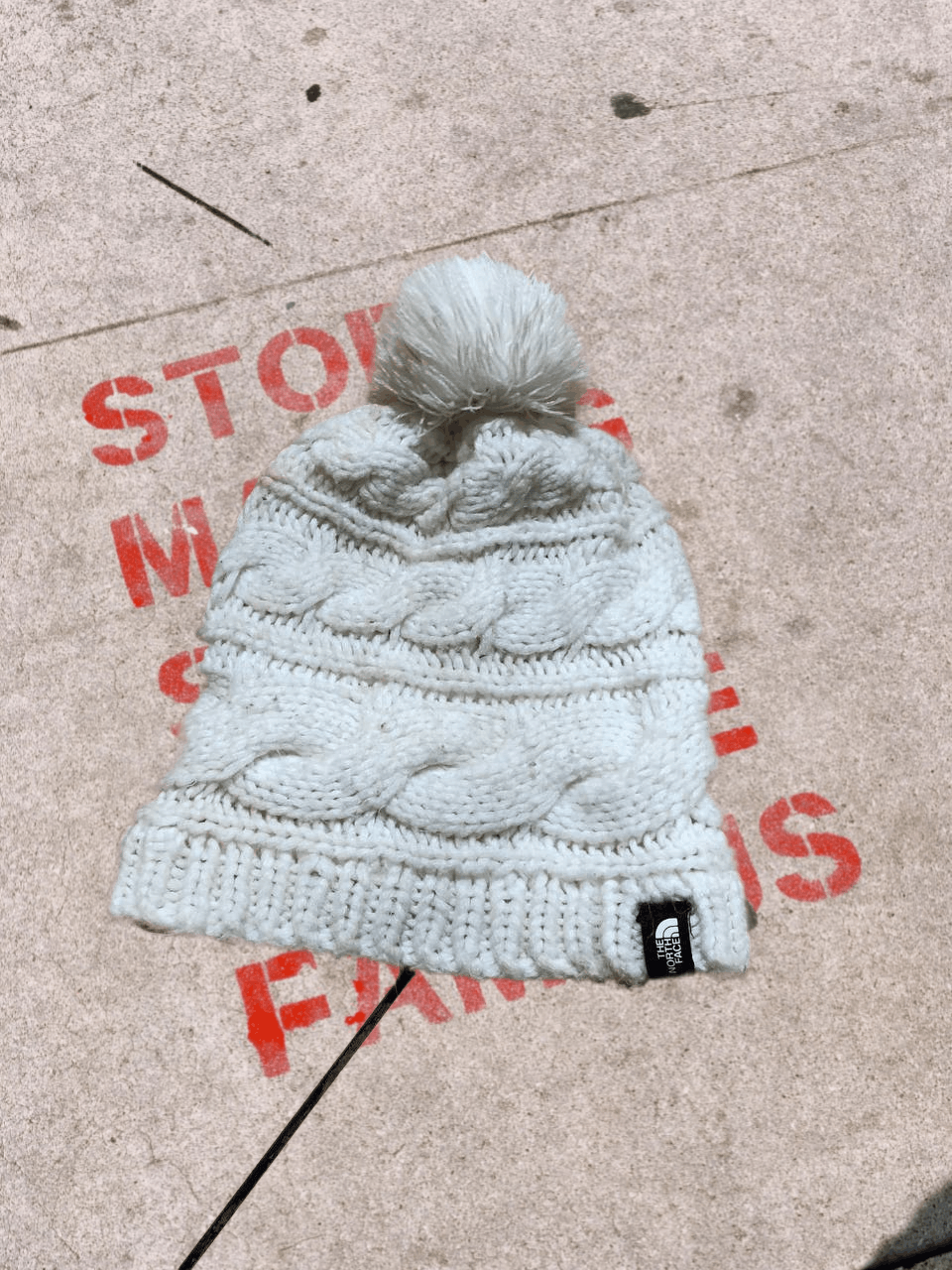 The North Face The North Face Triple Cable Beanie in a white color Size ONE SIZE - 1 Thumbnail