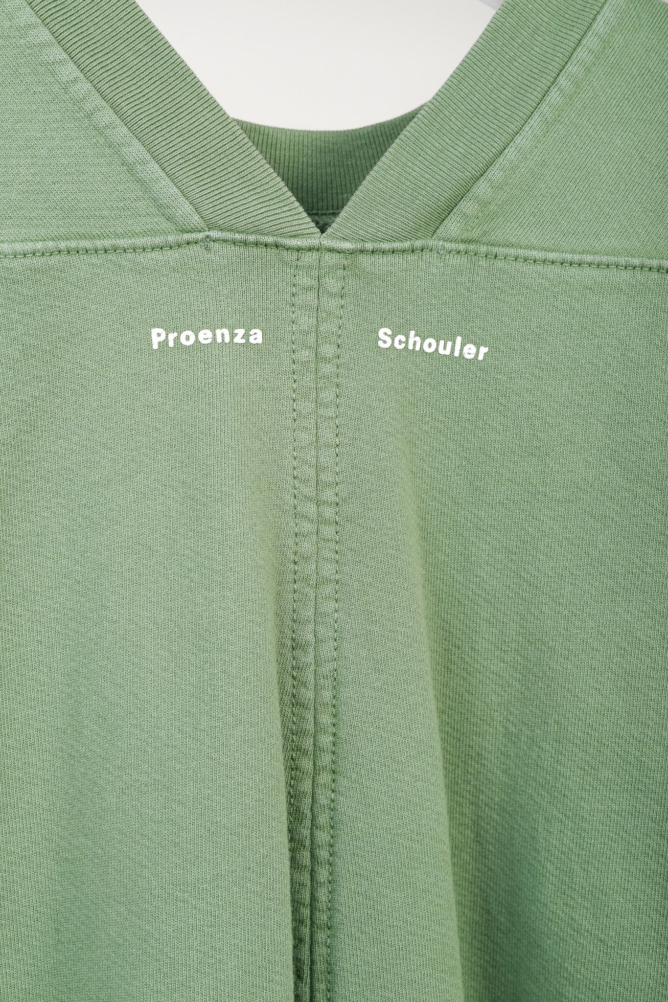Proenza Schouler Proenza Schouler Green Boxy Sweatshirt Drop-Sleeve Tunic Size S / US 4 / IT 40 - 4 Thumbnail