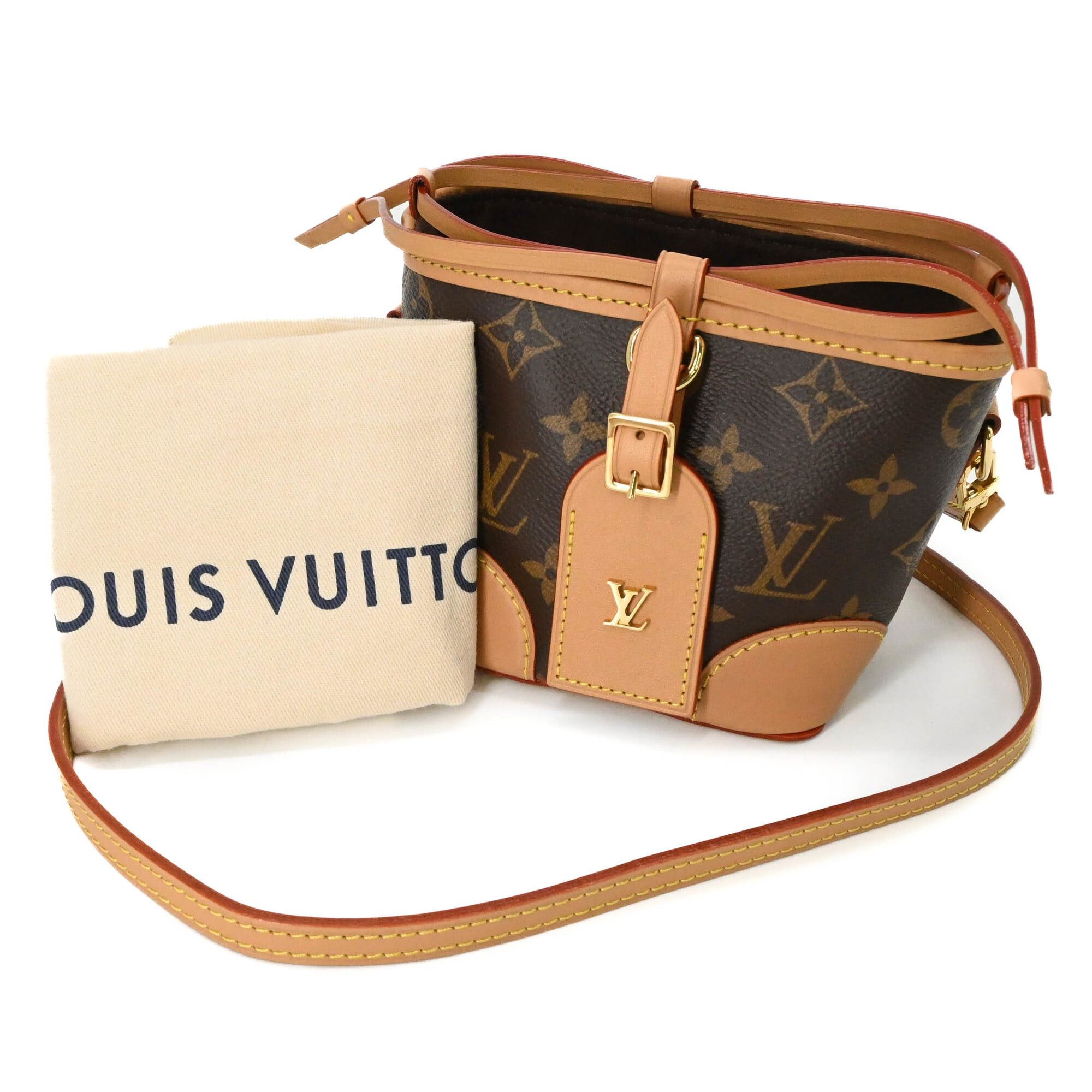 Louis Vuitton Louis Vuitton Noe Purse Monogram Canvas Leather Shoulder Bag Brown M57099 Size ONE SIZE - 1 Thumbnail