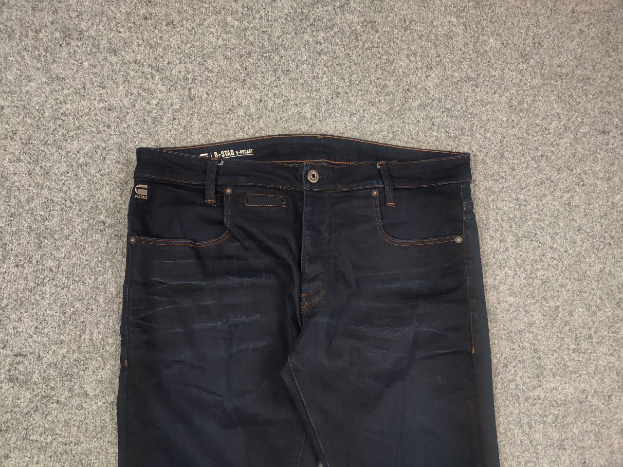 G-Star G Star d-staq slim Dark Wax Black Denim jeans Vintage LGB Size US 36 / EU 52 - 7 Thumbnail