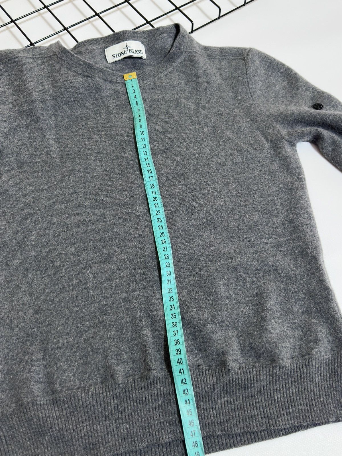 Stone Island Stone Island Grey Cashmere/Wool Crewneck Sweater Size US XXS / EU 40 - 10 Thumbnail