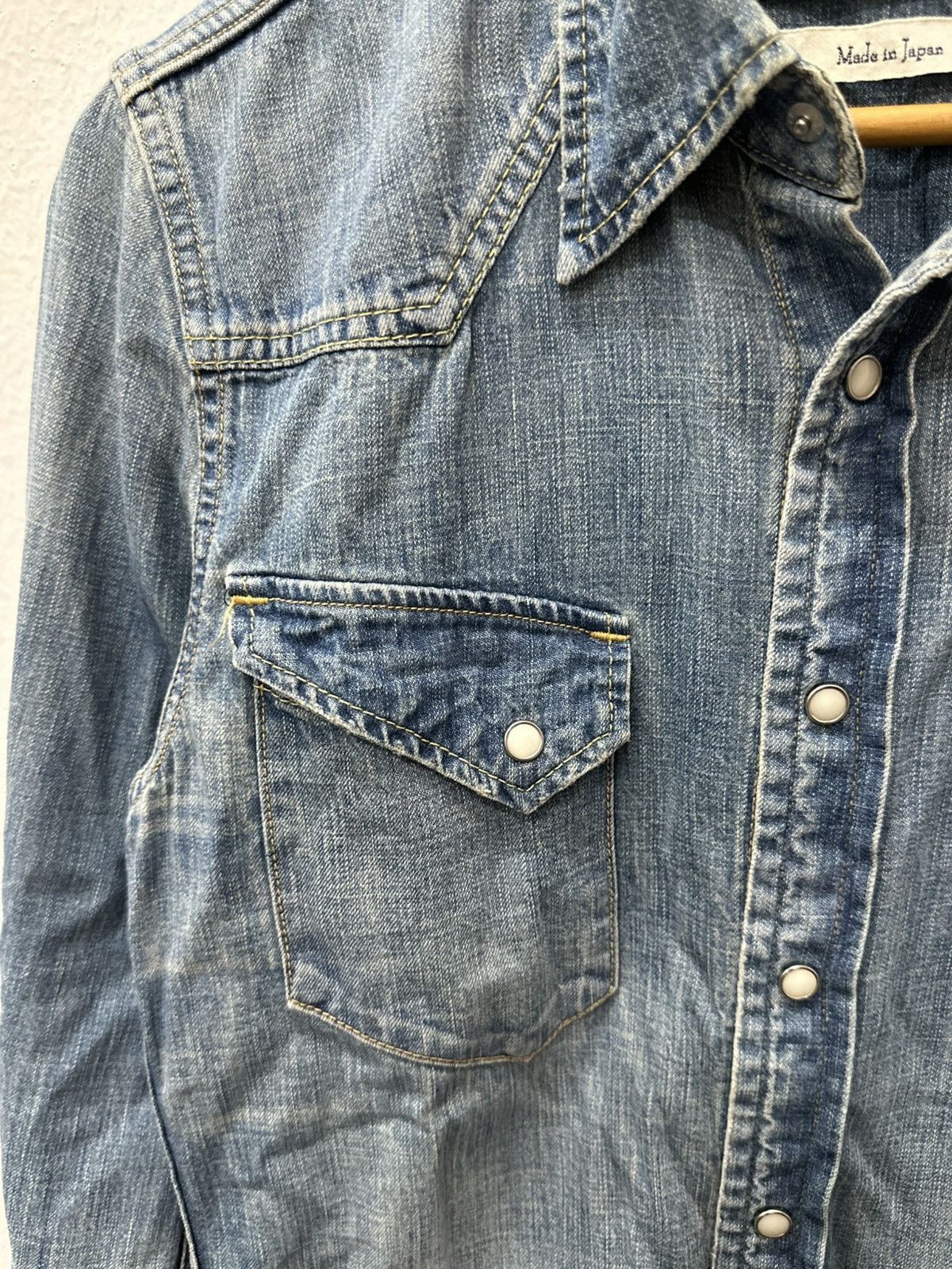 Remi Relief Remi Relief Japan Denim Chambray Snap Button Button Shirt Size US M / EU 48-50 / 2 - 7 Thumbnail