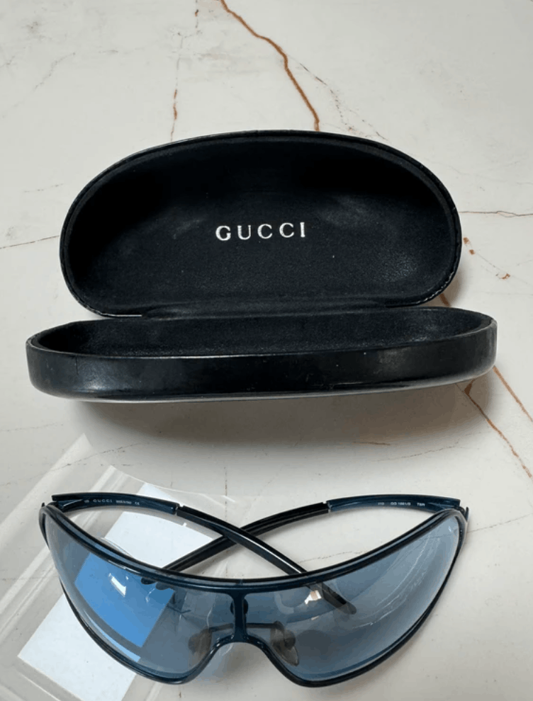 Gucci Gucci Sunglasses 🇺🇸 TAX FREE GG Mask Shield Sport Bike Size ONE SIZE - 2 Thumbnail