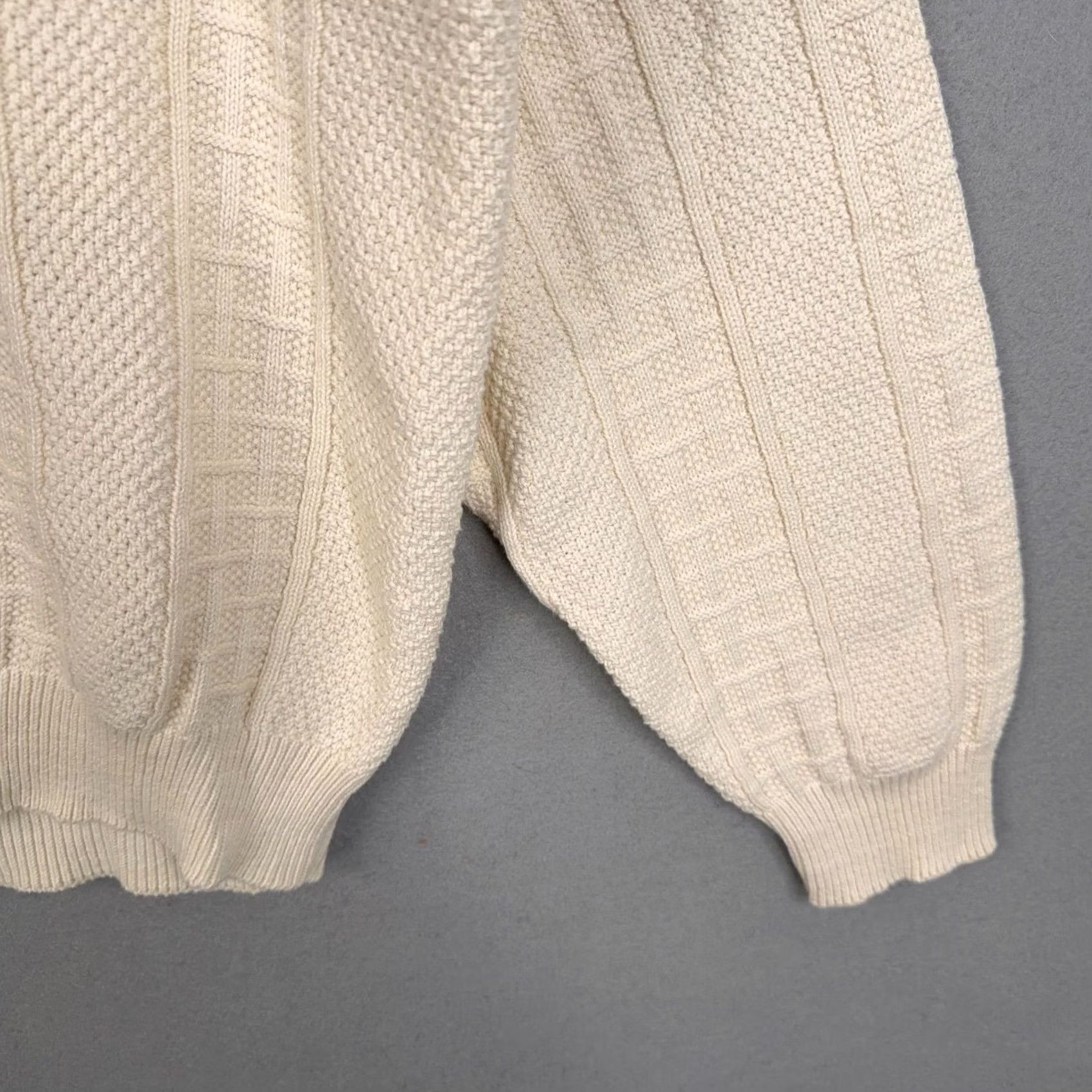 Vintage Vintage Fairway Sport Sweater XL White Golf Argyle Crewneck Knit Pullover Mens Size US XL / EU 56 / 4 - 3 Thumbnail