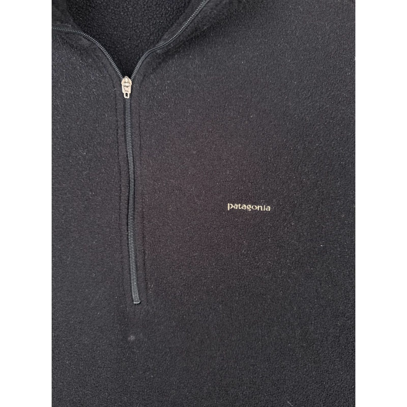 Patagonia Patagonia Sweater Adult XL Black 1/4 Zip Capilene Polyester Fleece Shirt Mens Regular Pullover Embroidered Logo 1/4 Zip Black Patagonia Size US XL / EU 56 / 4 - 6 Thumbnail