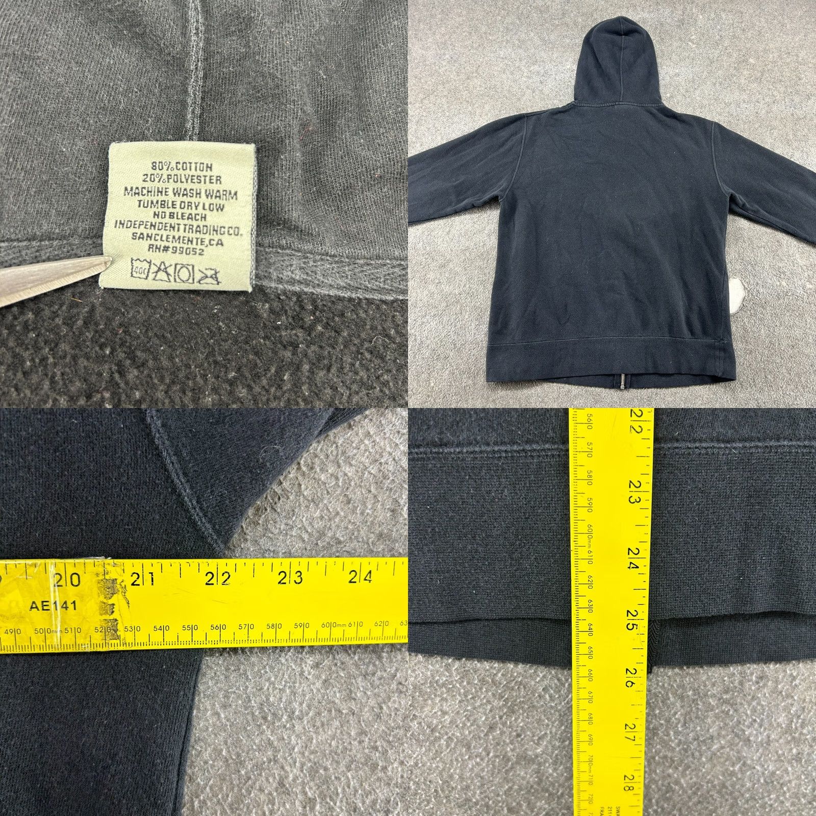 Vintage VINTAGE APX Trapt Hoodie Men L Black Full Zip Cotton Band Nu Metal Grunge Y2K Size US L / EU 52-54 / 3 - 8 Thumbnail