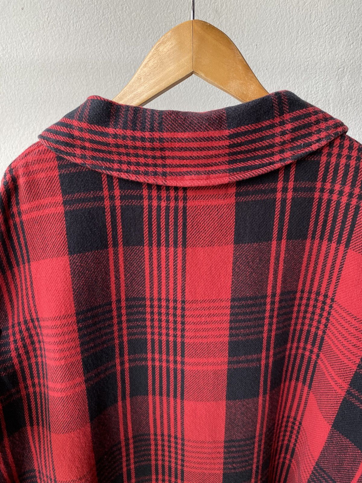 Hysteric Glamour Hysteric Slamom Red Plaid Cozy Shirt Size US L / EU 52-54 / 3 - 8 Thumbnail
