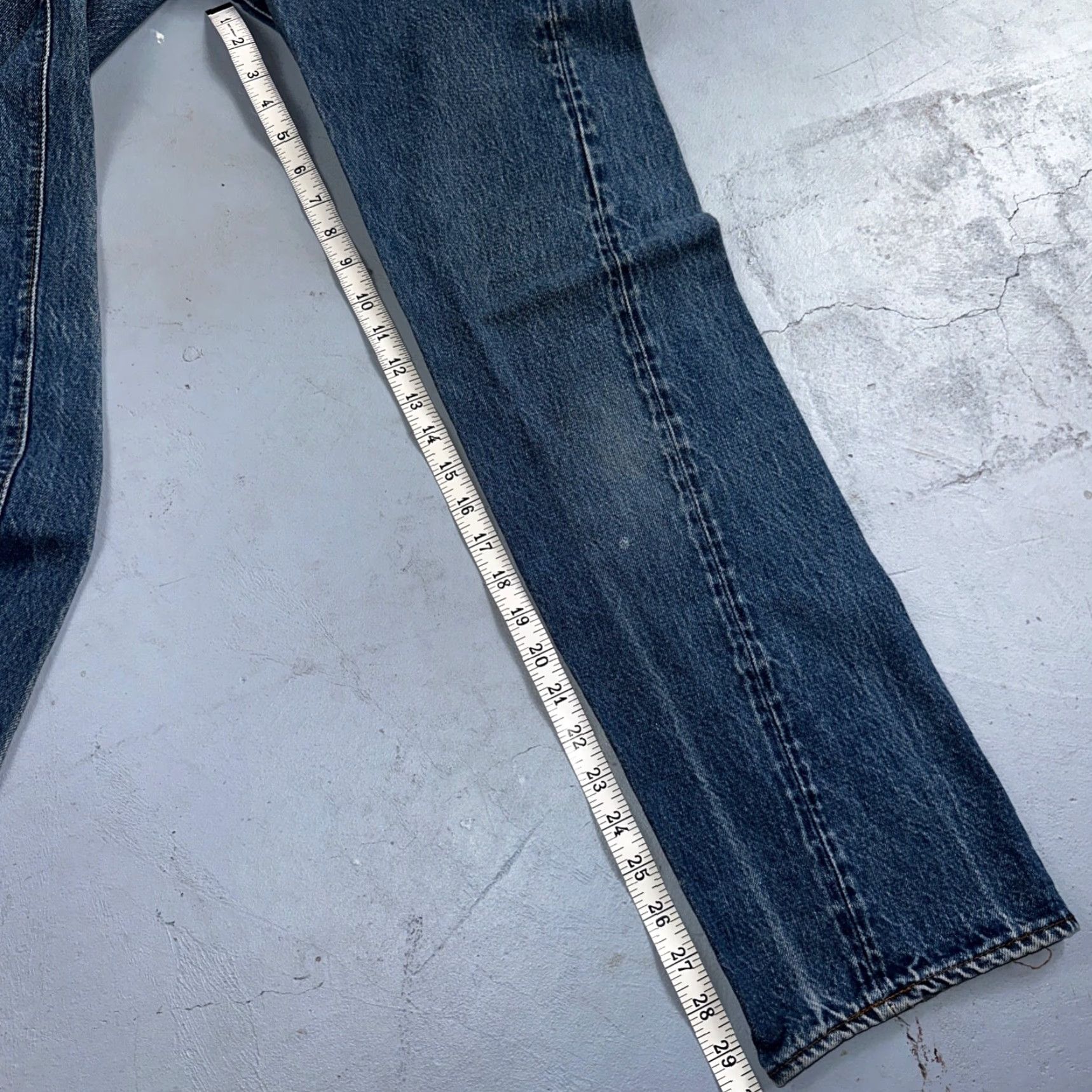 Levi's VINTAGE Levis 501 XX 80s Redline Selvedge USA Jeans Med Wash 27x34 Act 24x30 Size US 27 - 5 Thumbnail