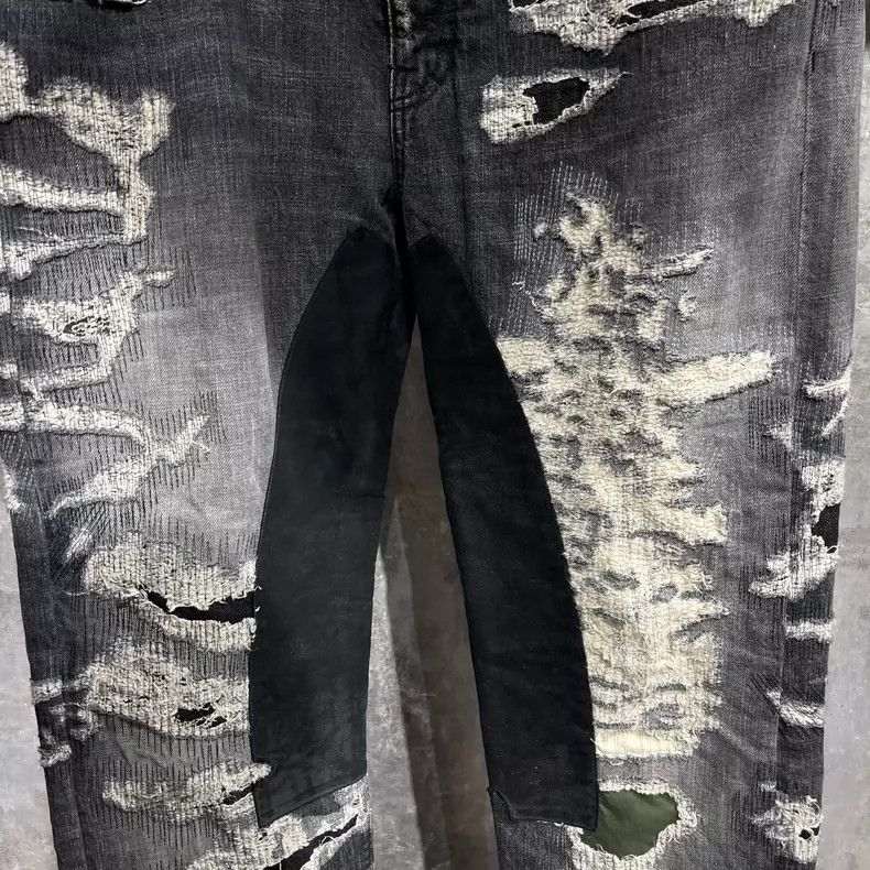 Givenchy Givenchy Black Logo Destroyed Sweatshirt XS Size * 6 Size US M / EU 48-50 / 2 - 3 Thumbnail