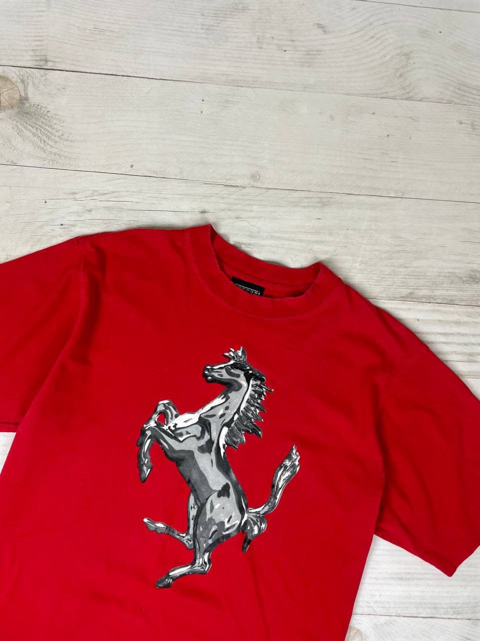 Ferrari Vintage Scuderia Ferrari F1 Silver Horse Graphic T-Shirt Size US M / EU 48-50 / 2 - 2 Thumbnail