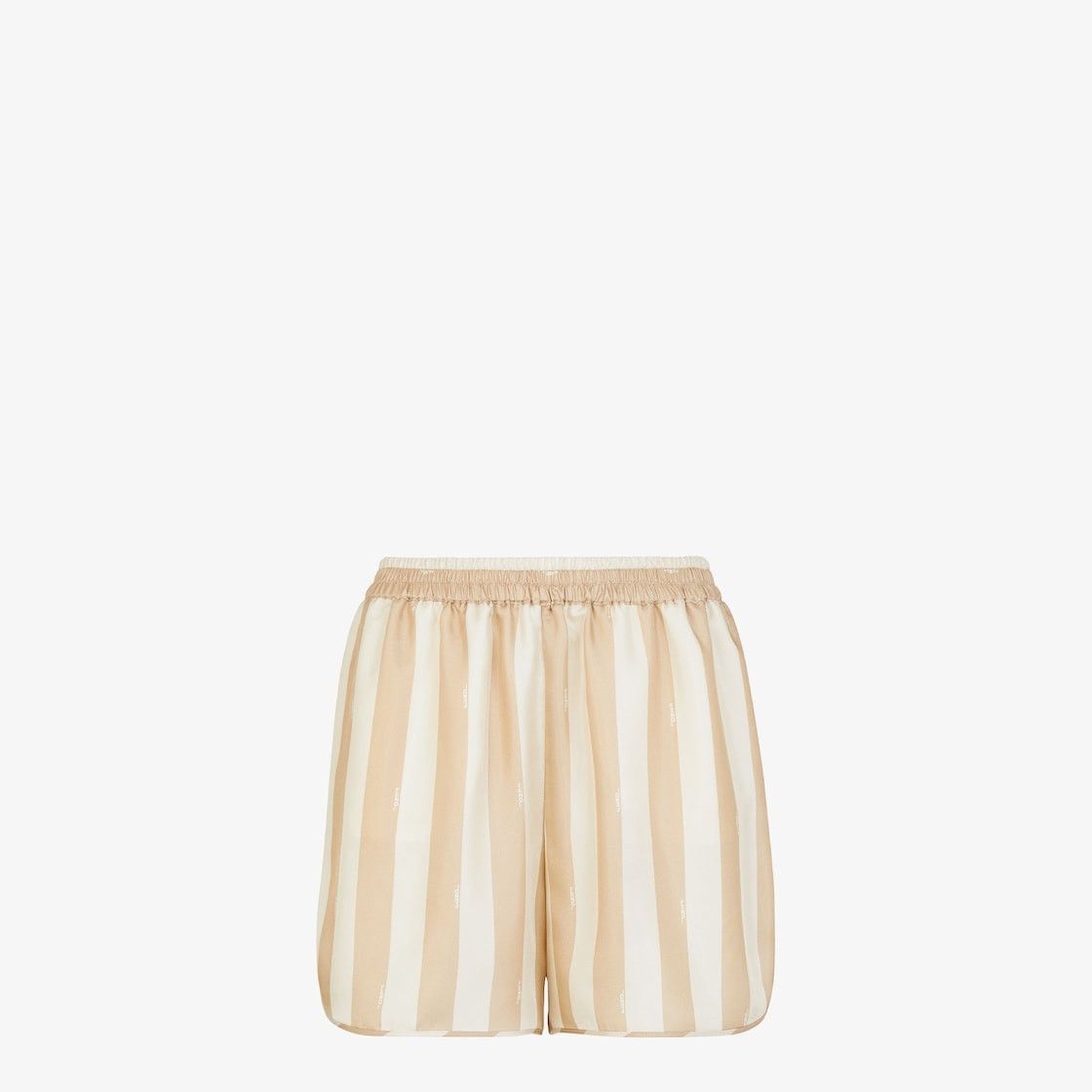 Fendi o1s1wg110825 Shorts in Beige/White Size 26" / US 2 / IT 38 - 1 Thumbnail
