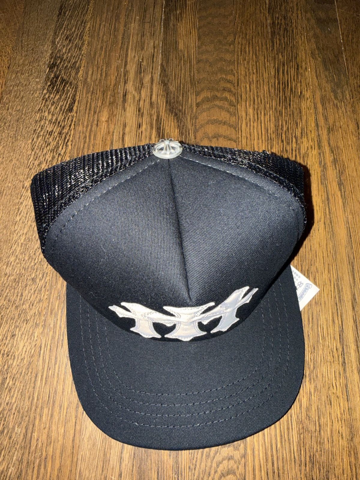 Chrome Hearts Chrome Hearts Cemetery Cross Trucker Hat 'Black' Size ONE SIZE - 2 Thumbnail