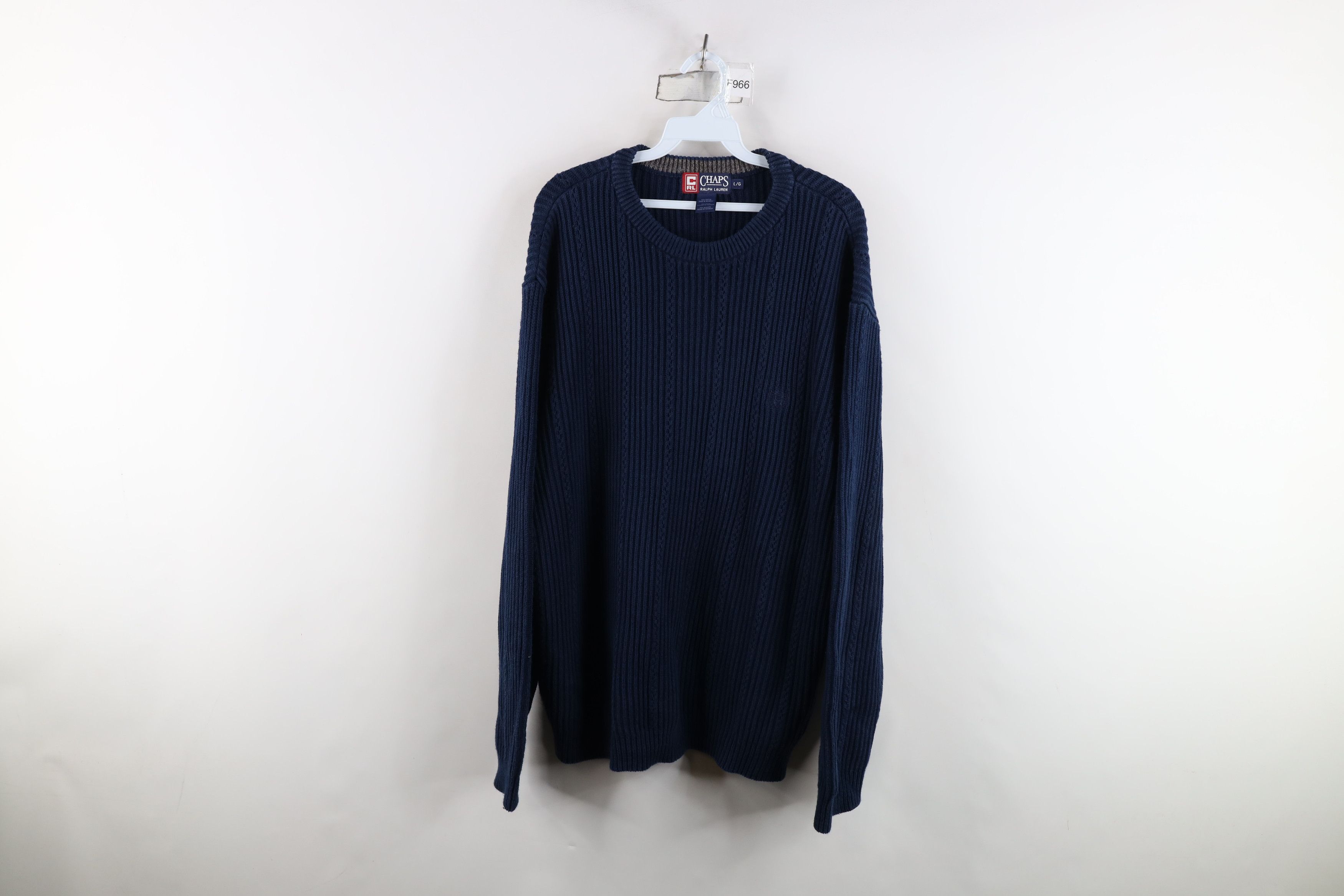 Ralph Lauren Vintage 90s Chaps Ralph Lauren Chunky Ribbed Knit Sweater Size US L / EU 52-54 / 3 - 1 Thumbnail
