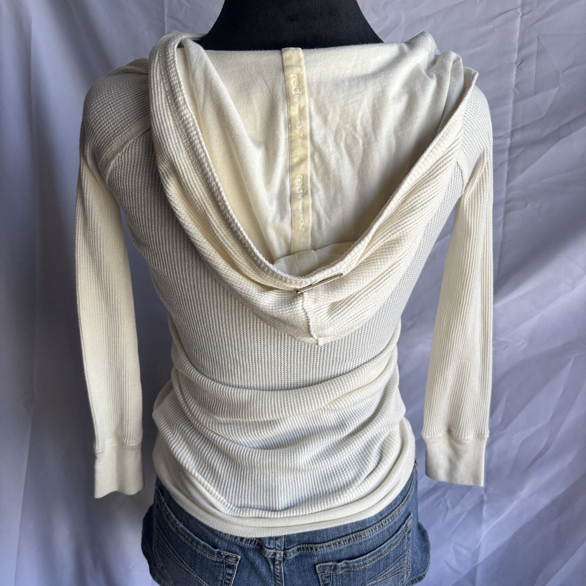 Ecko Unltd. 2000s red by marc ecko waffle knit quarter sleeve top Size XS / US 0-2 / IT 36-38 - 2 Thumbnail