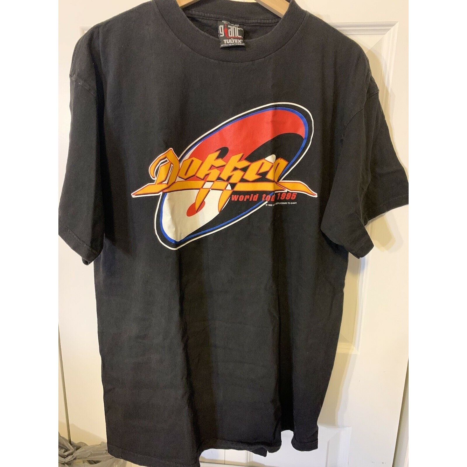 Giant Vintage DOKKEN WORLD TOUR 1995 Men’s Sz XL T Shirt Rock Meta Size US XL / EU 56 / 4 - 6 Thumbnail