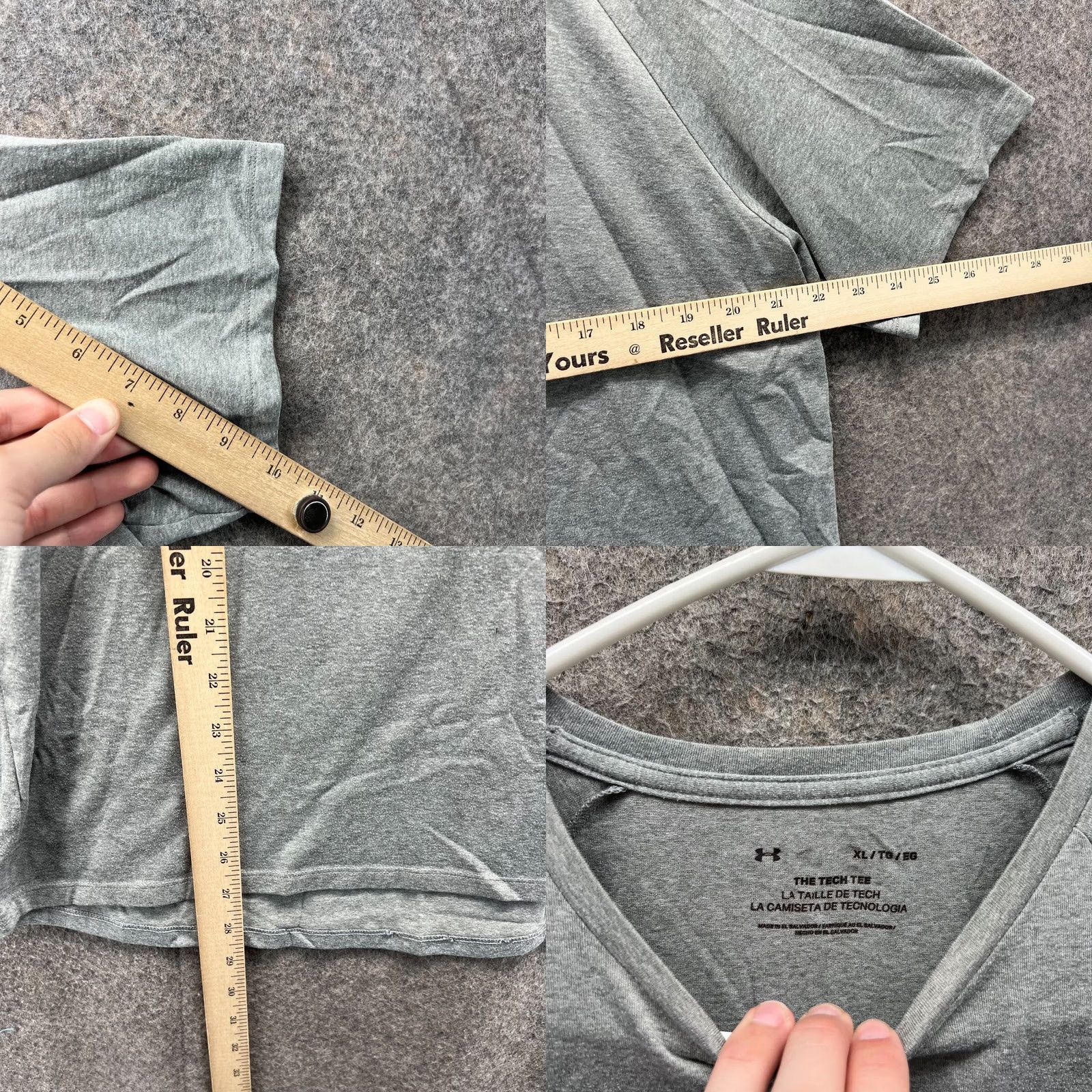 Under Armour VINTAGE Under Armour Shirt Mens XL Gray Crewneck Tech Tee Maryland Terrapins Football Size US XL / EU 56 / 4 - 8 Thumbnail