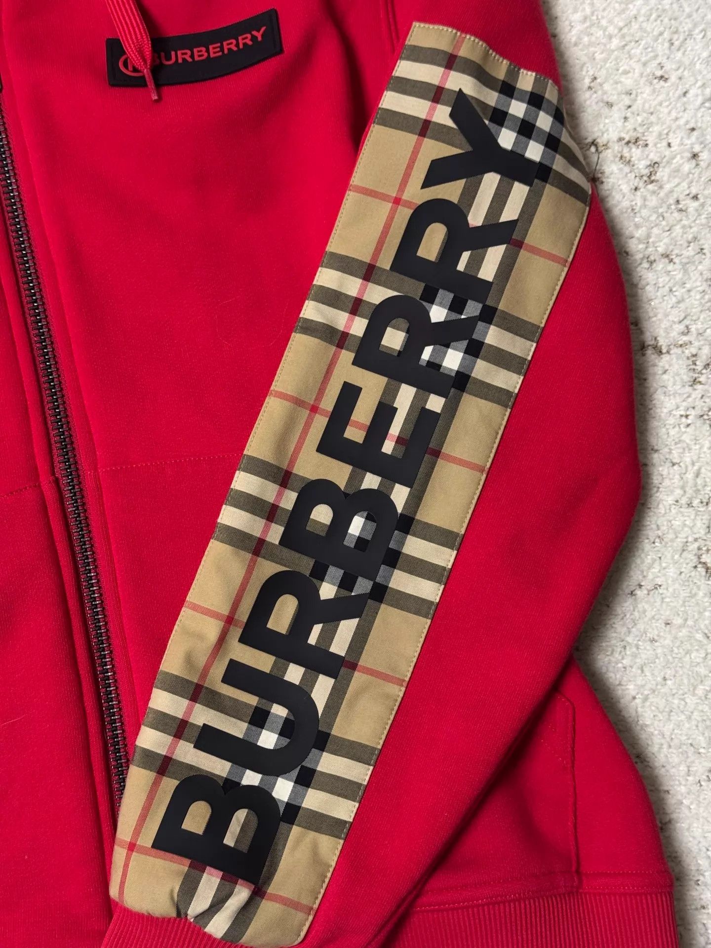 Burberry Burberry Red Jacket 99 New Size S Size S / US 4 / IT 40 - 2 Thumbnail
