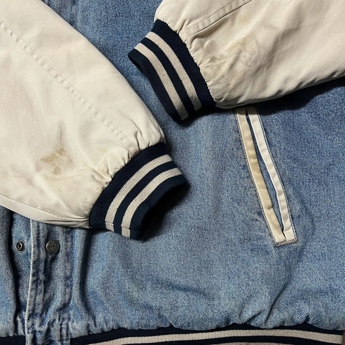 Disney × Mickey Mouse × Vintage Vintage Y2K Disneyland Mickey Mouse Denim Varsity Jacket Size US XXL / EU 58 / 5 - 10 Thumbnail