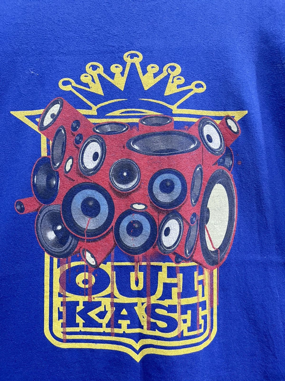 Band Tees × Rap Tees × Vintage OutKast Psychedelic Hip Hop Rap Tee 00s Size US M / EU 48-50 / 2 - 2 Thumbnail