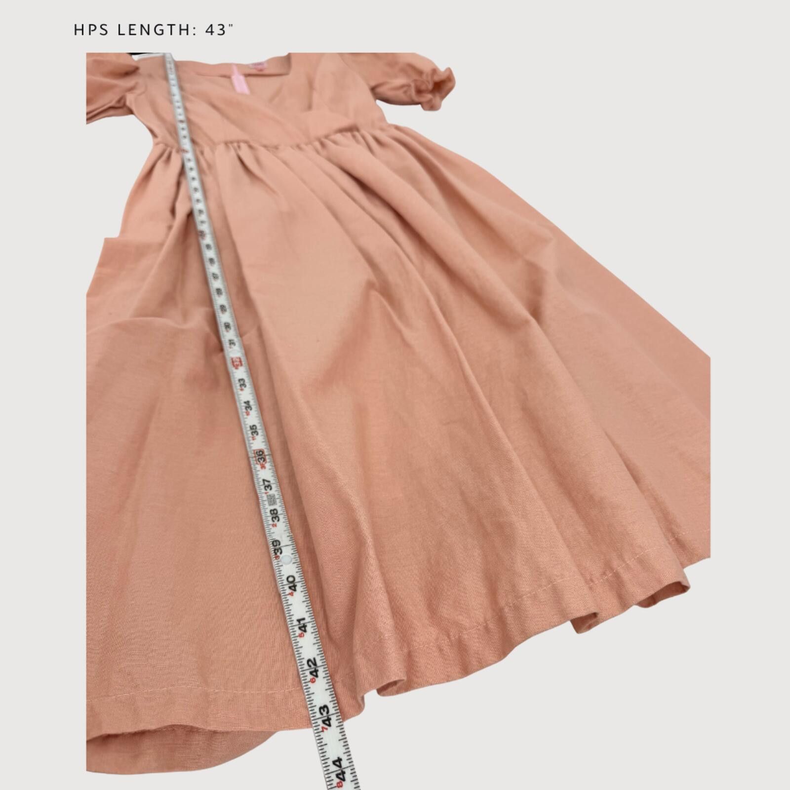Other Lisa Says Gah Topanga Linen Dress Pink Puff Sleeve M Size 32" / US 10 / IT 46 - 6 Thumbnail