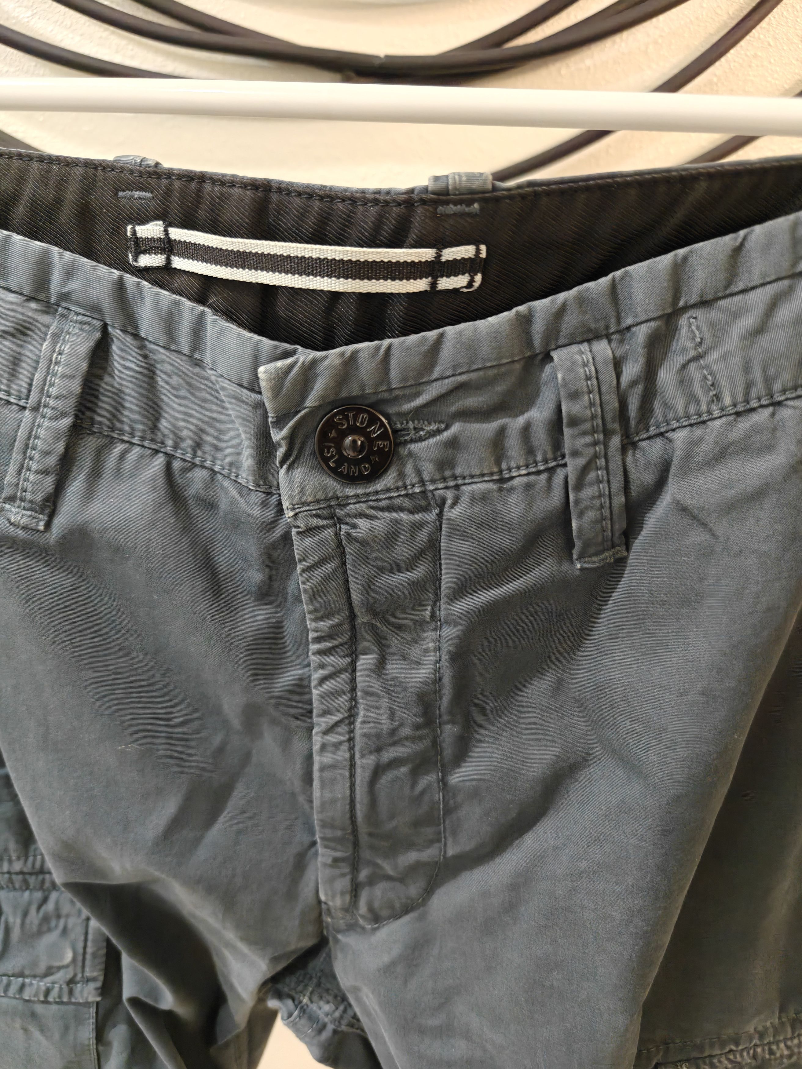 Stone Island Cargo Pants Grey Size US 31 - 4 Thumbnail