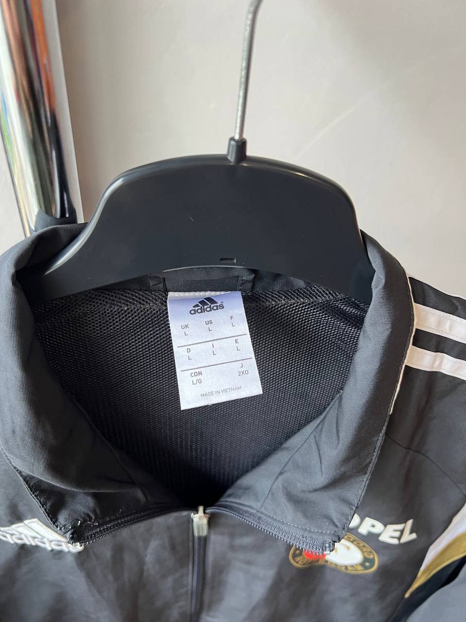 Adidas 2014/15 FEYENOORD ROTTERDAM OPEL TRACK SOCCER FOOTBALLJACKET Size US L / EU 52-54 / 3 - 6 Thumbnail