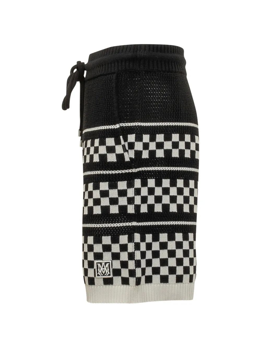 Amiri os11x0326 Checkered Shorts in Black/White Size US 30 / EU 46 - 3 Thumbnail